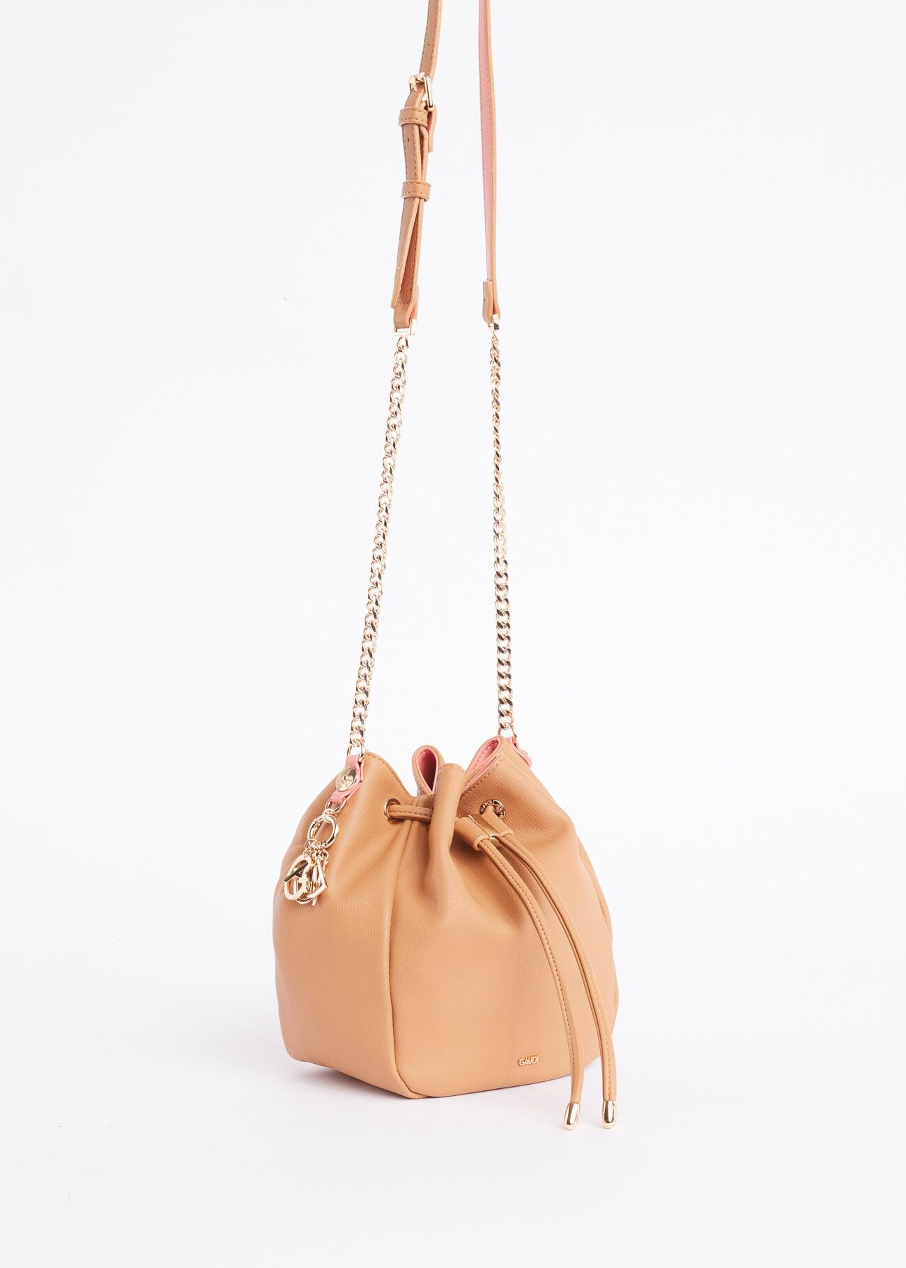 Bucket bag with charm