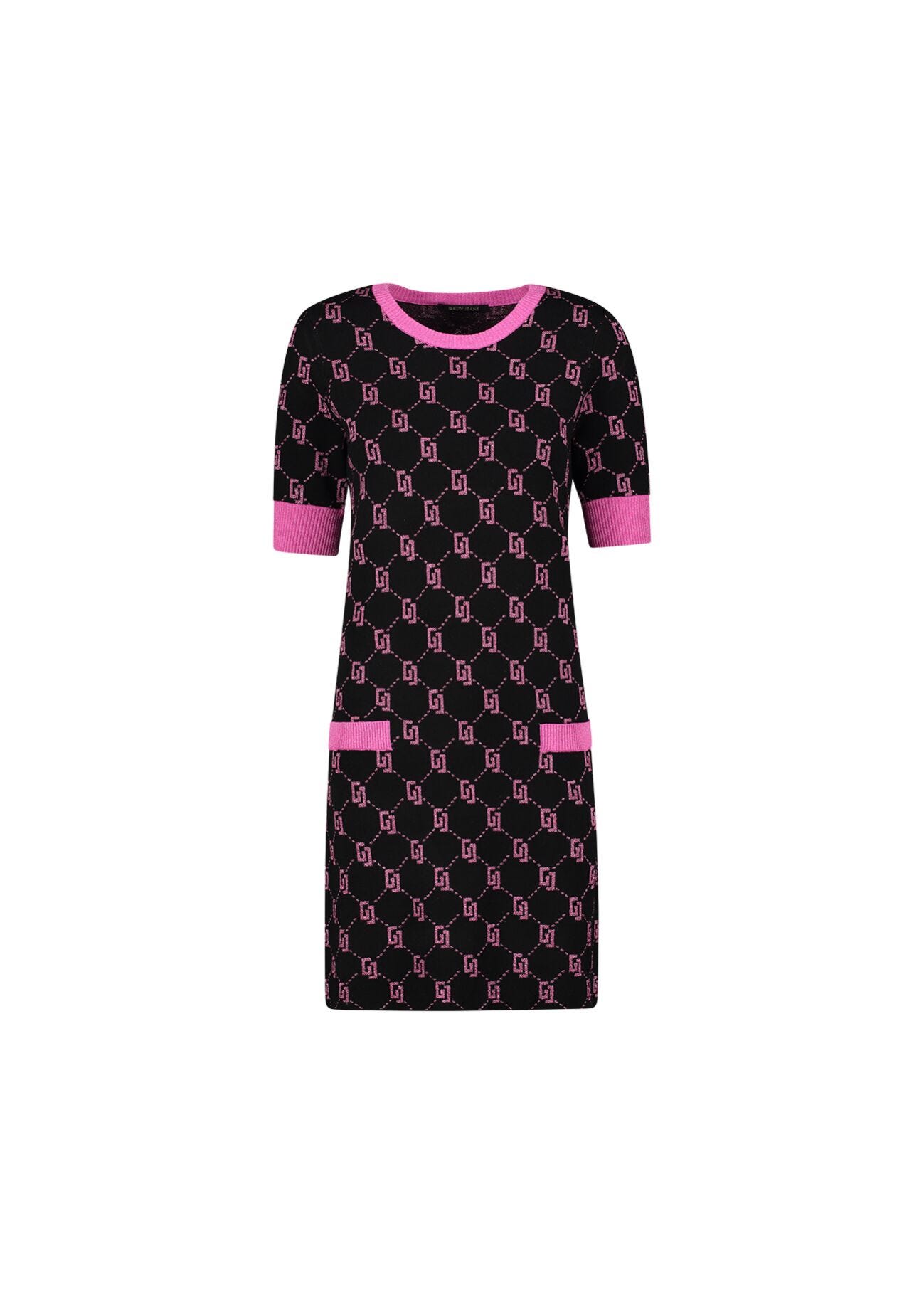 Short jacquard dress