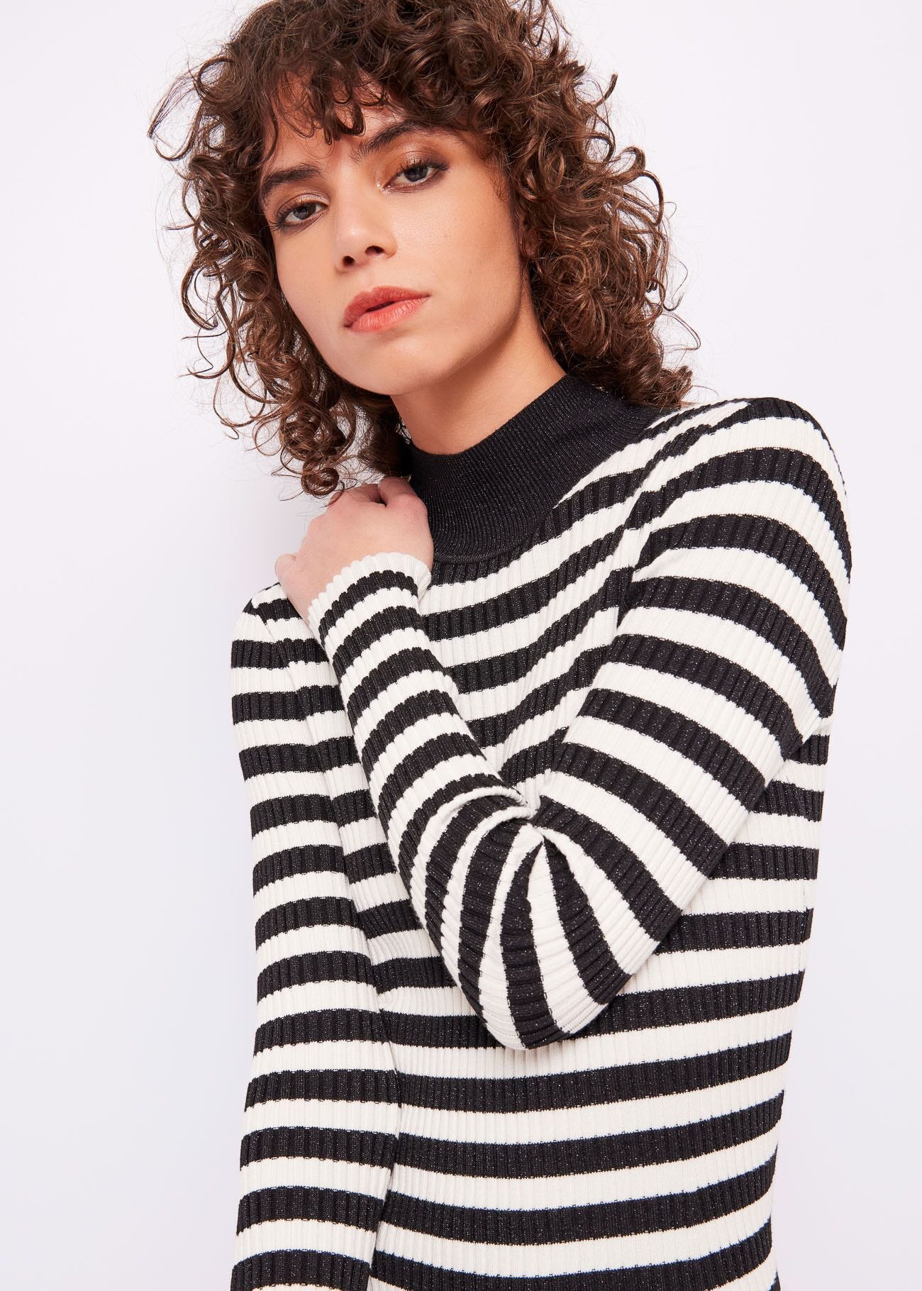 Vestito mini a righe