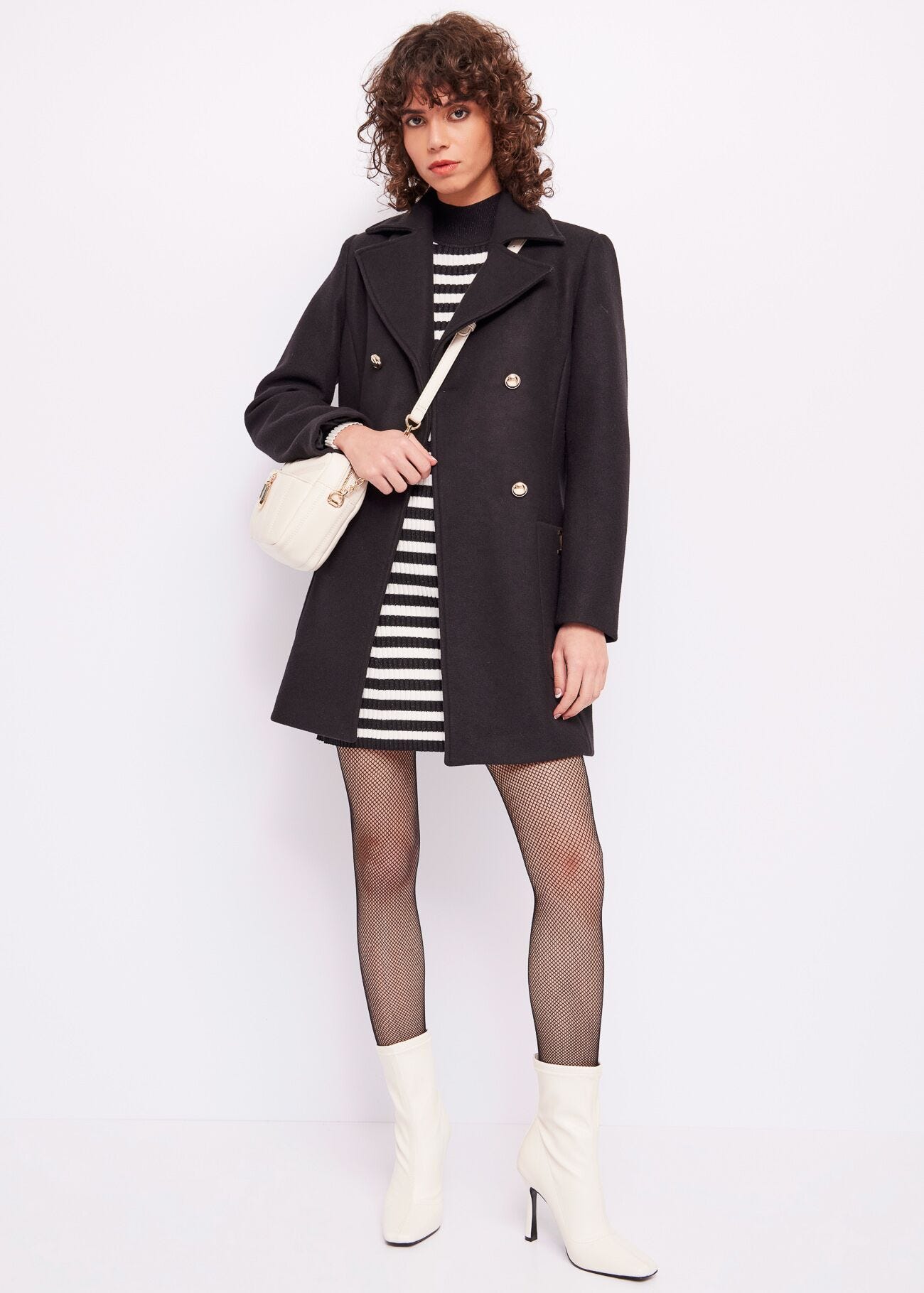 Vestito mini a righe
