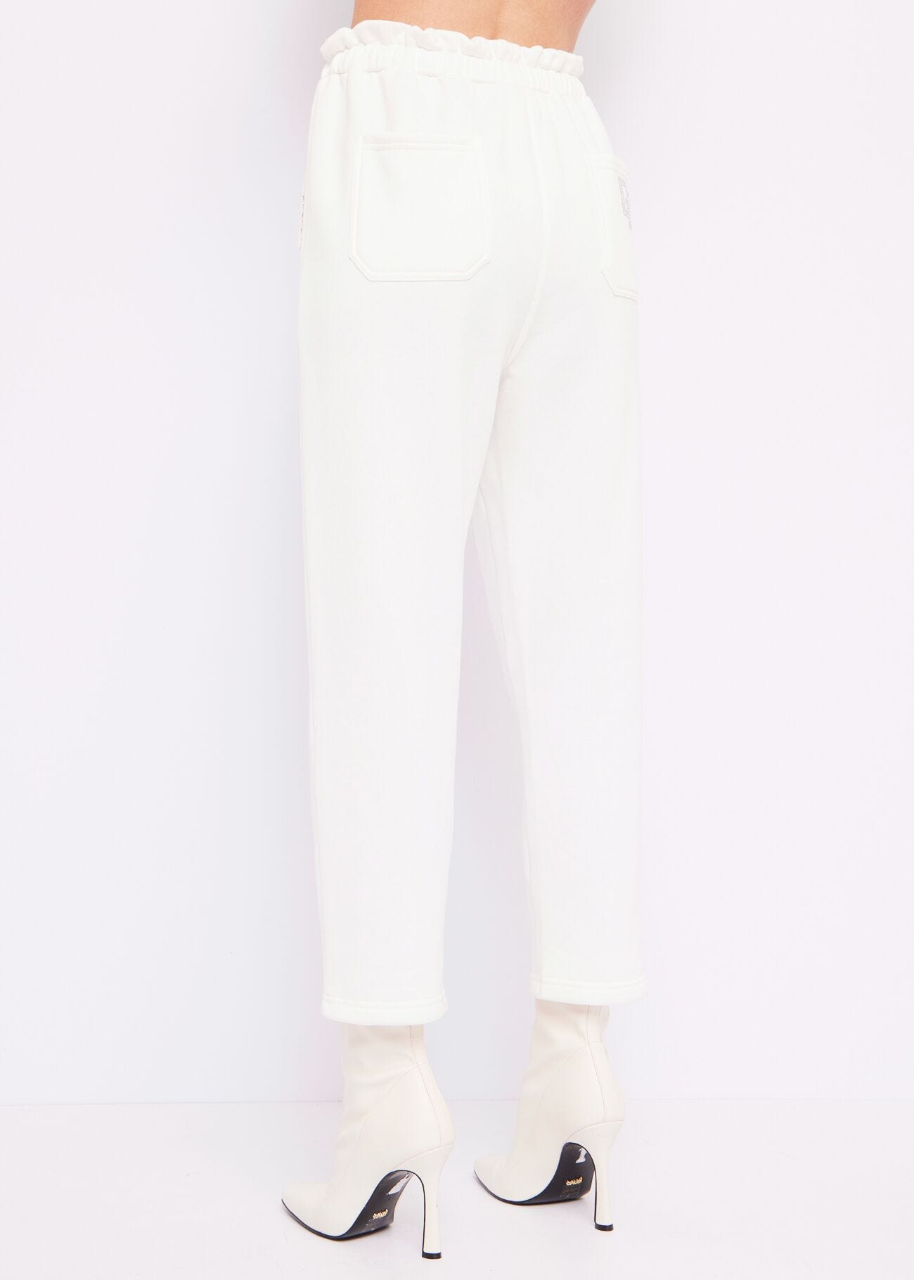 Fleece drawstring trousers