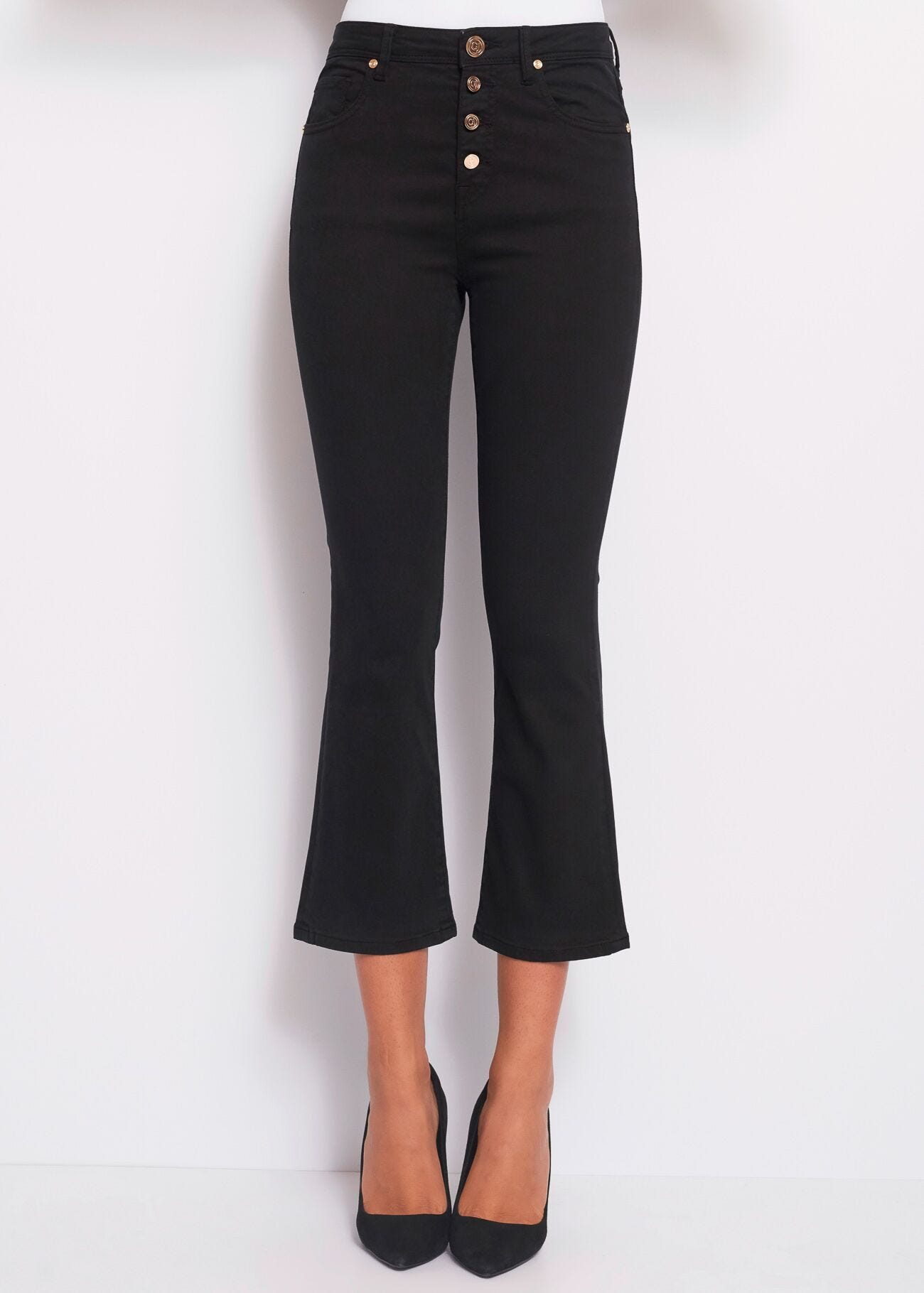 Pantalon cropped droit
