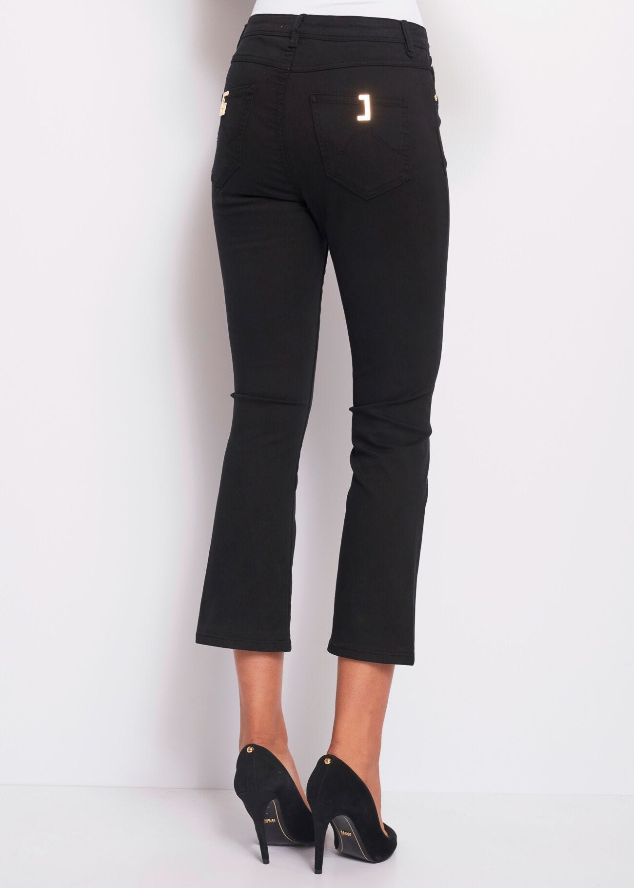 Pantalon cropped droit