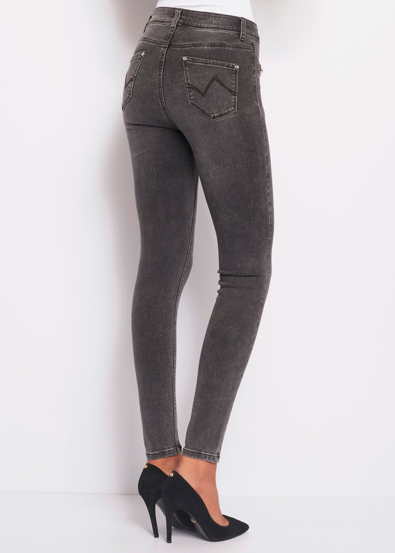 Jean skinny à taille haute