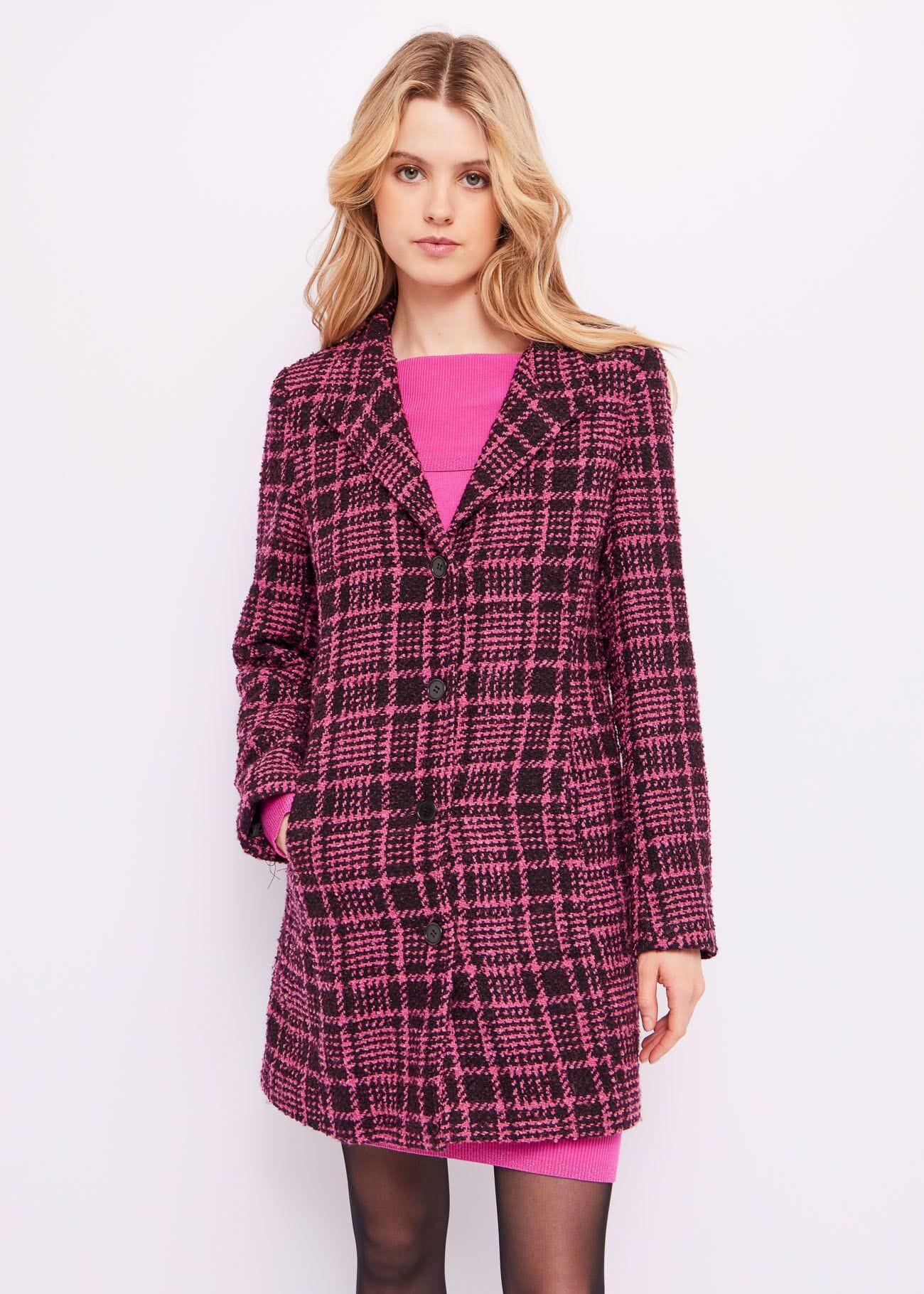 Cappotto coreana check
