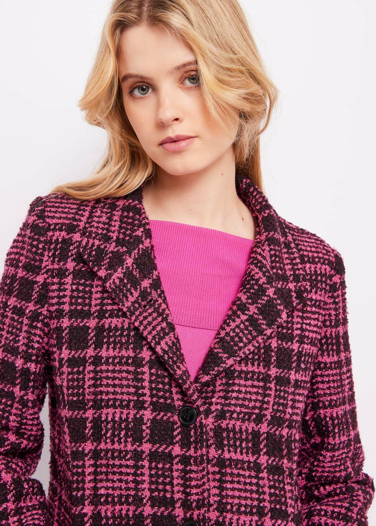 Cappotto coreana check