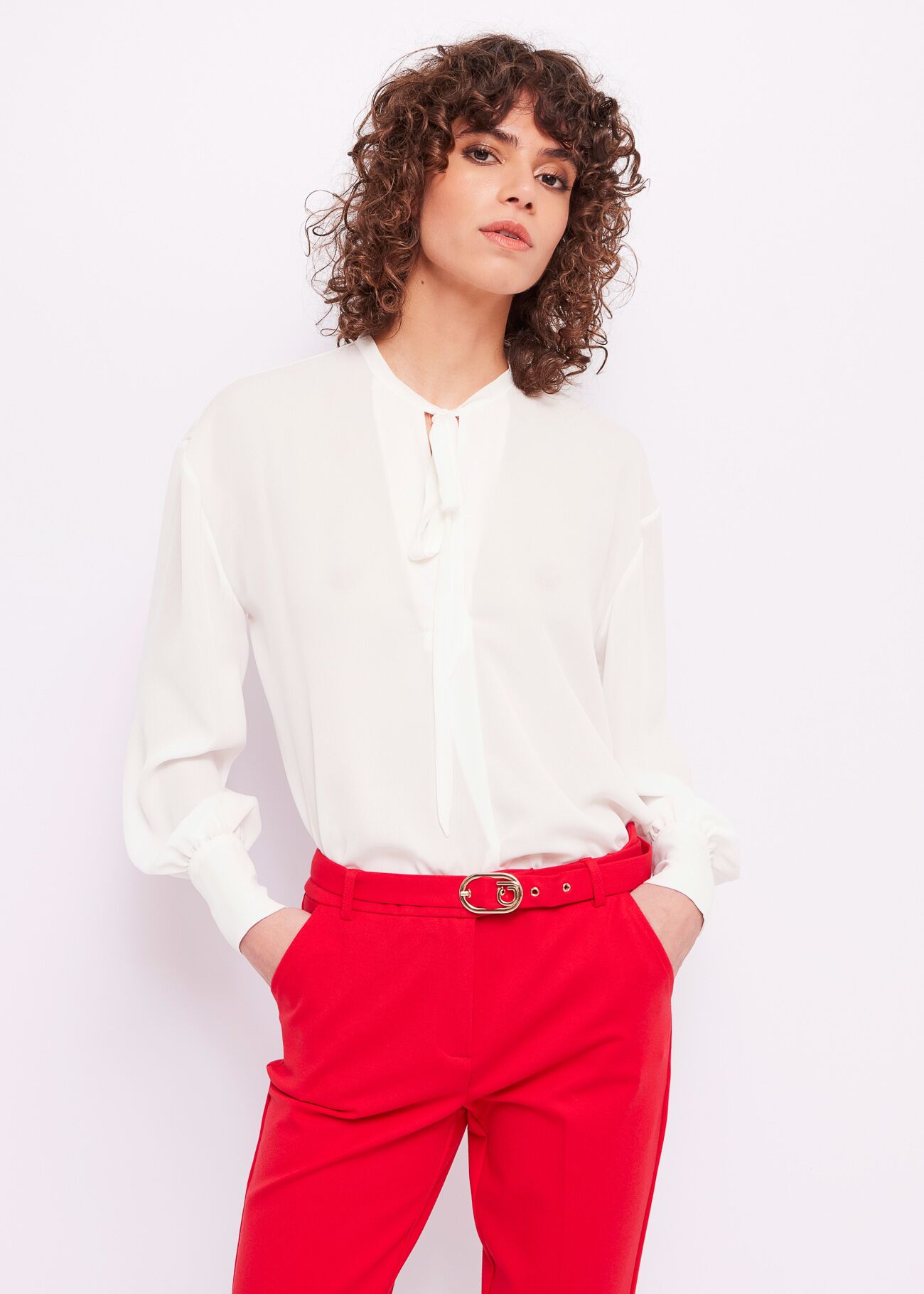 Blusa in georgette