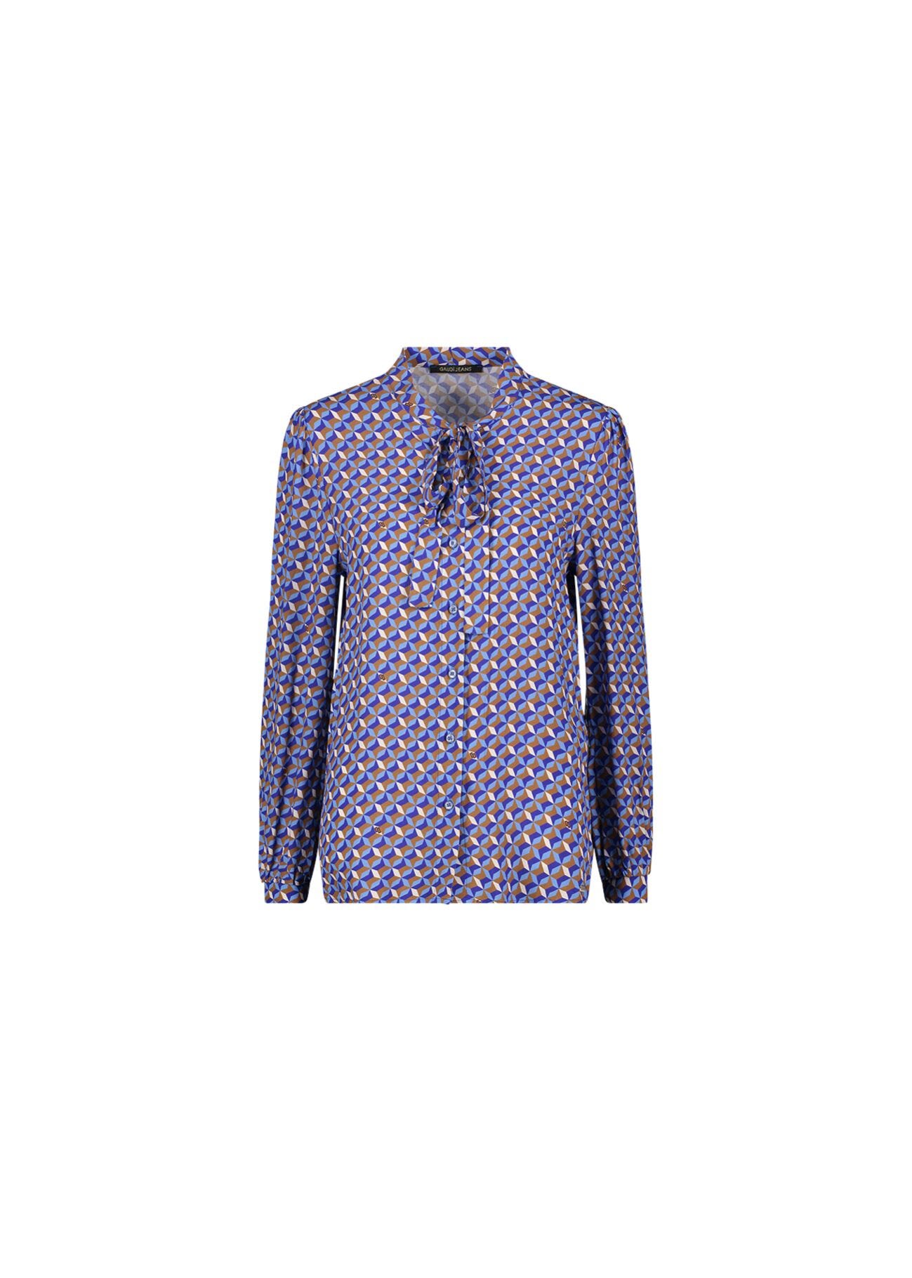 Camicia con stampa geometrica