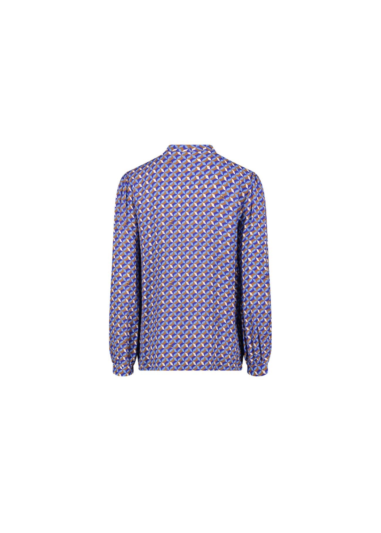 Camicia con stampa geometrica