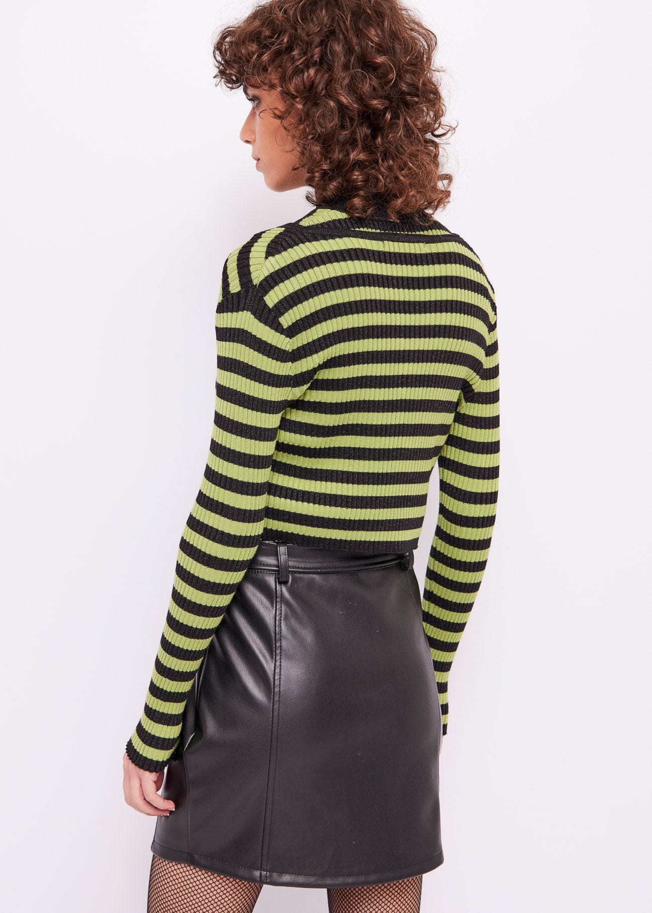 Striped cardigan