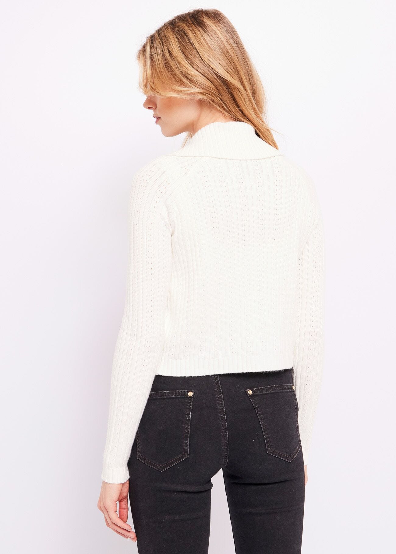 Cardigan en viscose mélangée