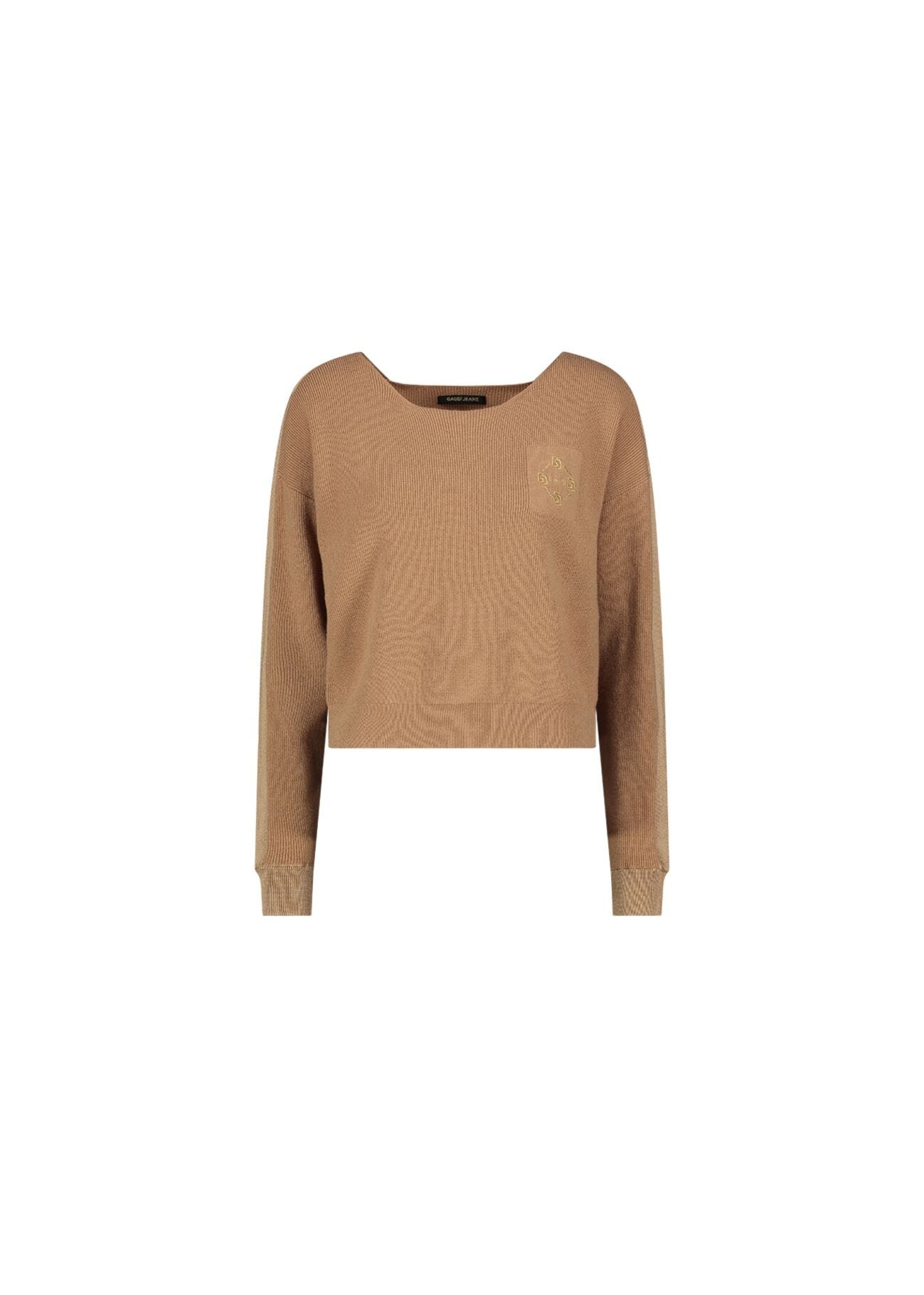 Maglia con logo ricamato
