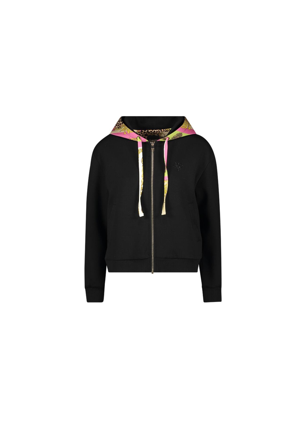 Felpa con cappuccio e zip