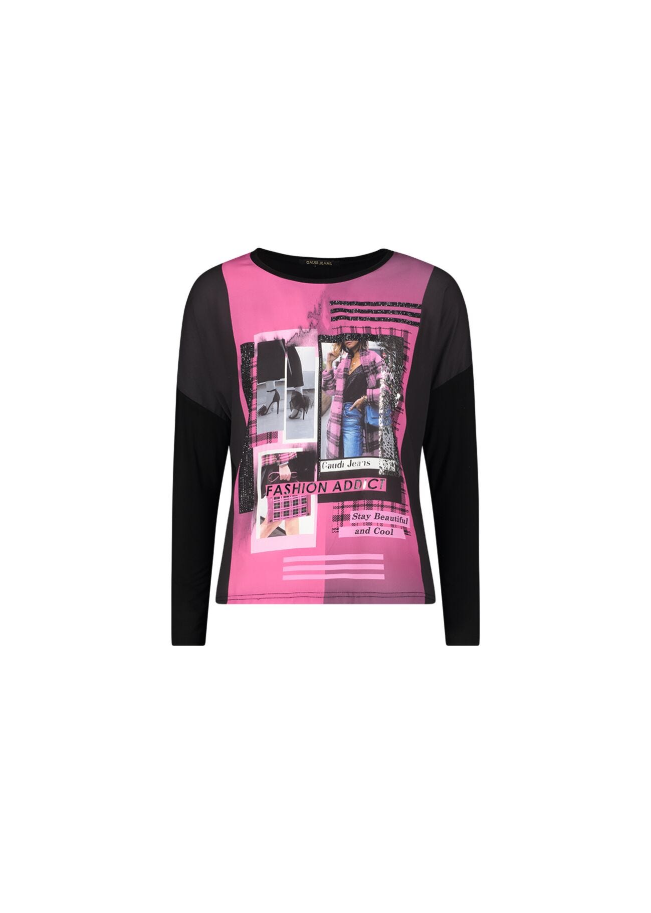 T-shirt à manches longues avec imprimés