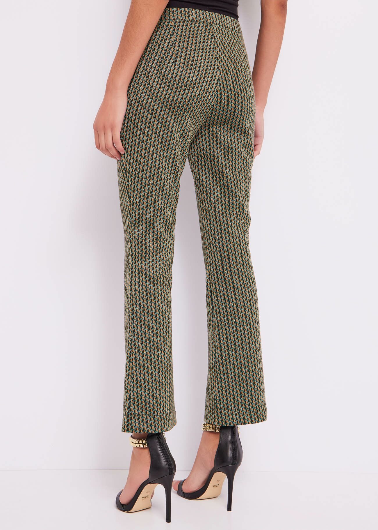 Pantaloni jacquard