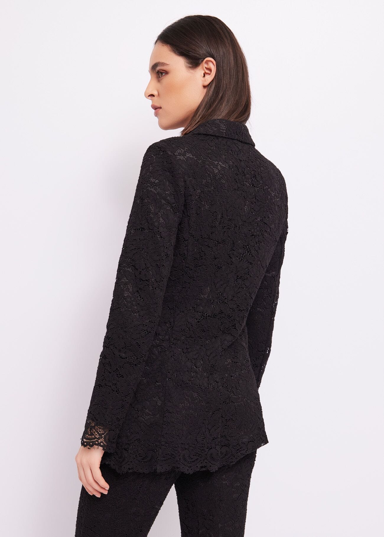 Lace blazer