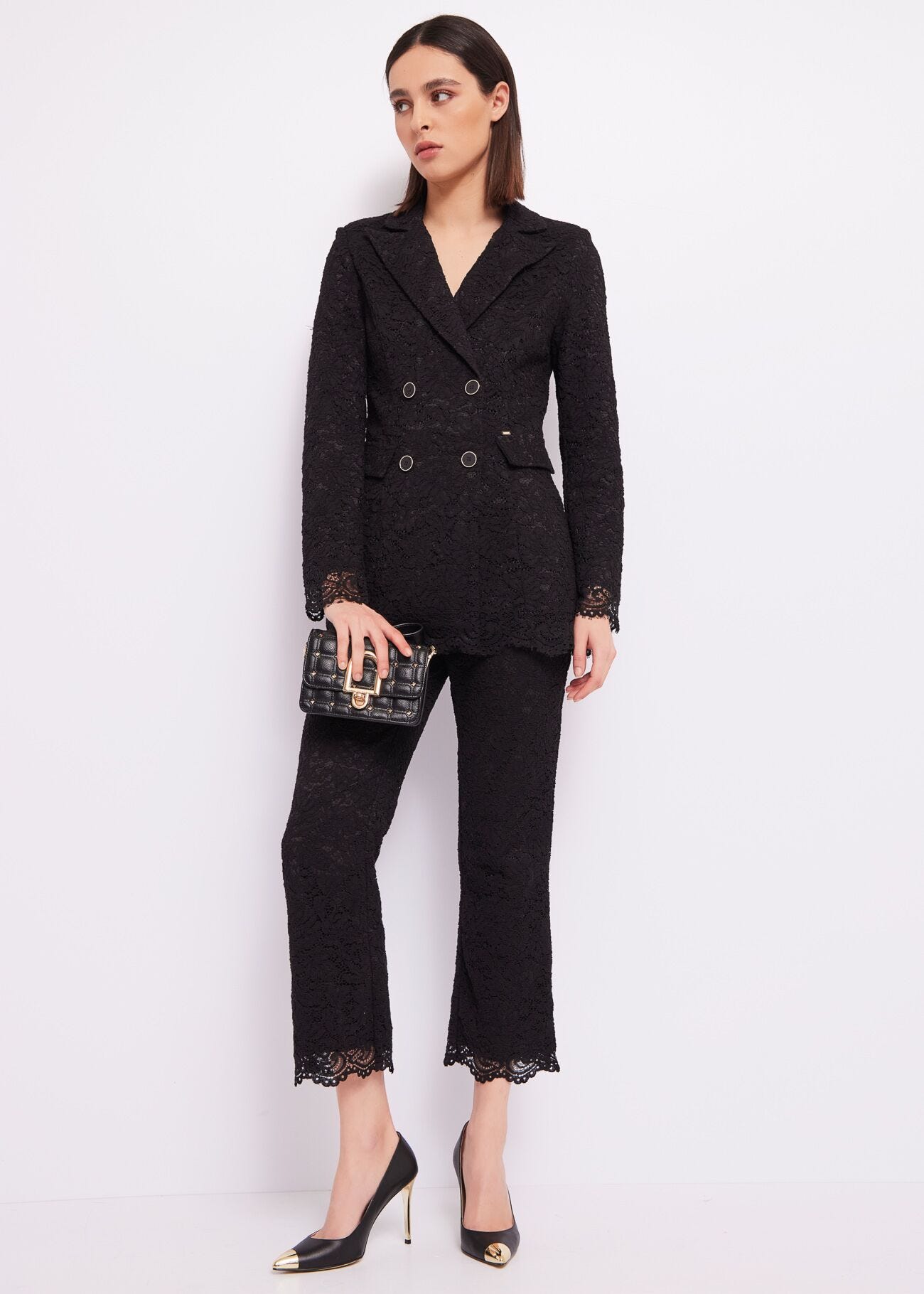 Lace blazer