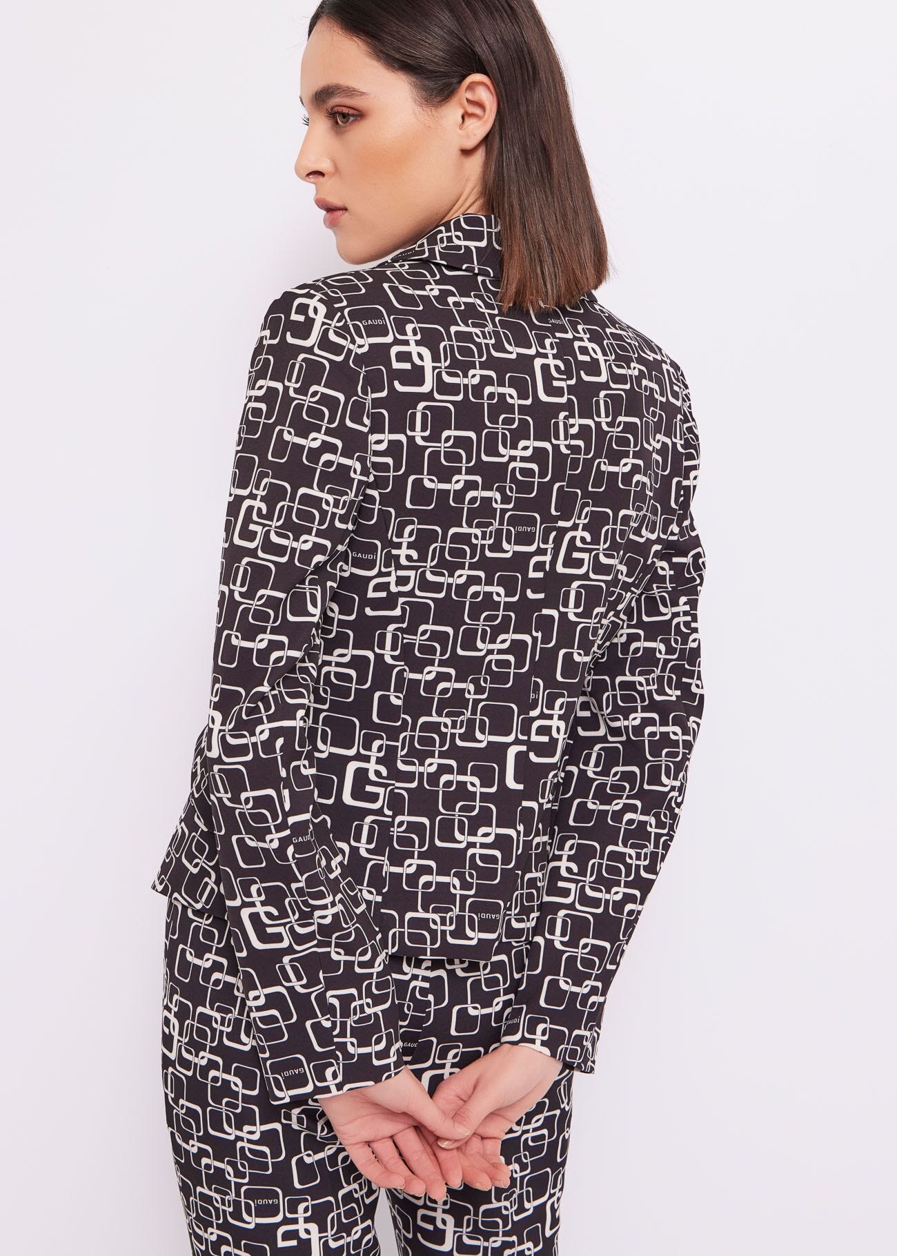 Blazer with print