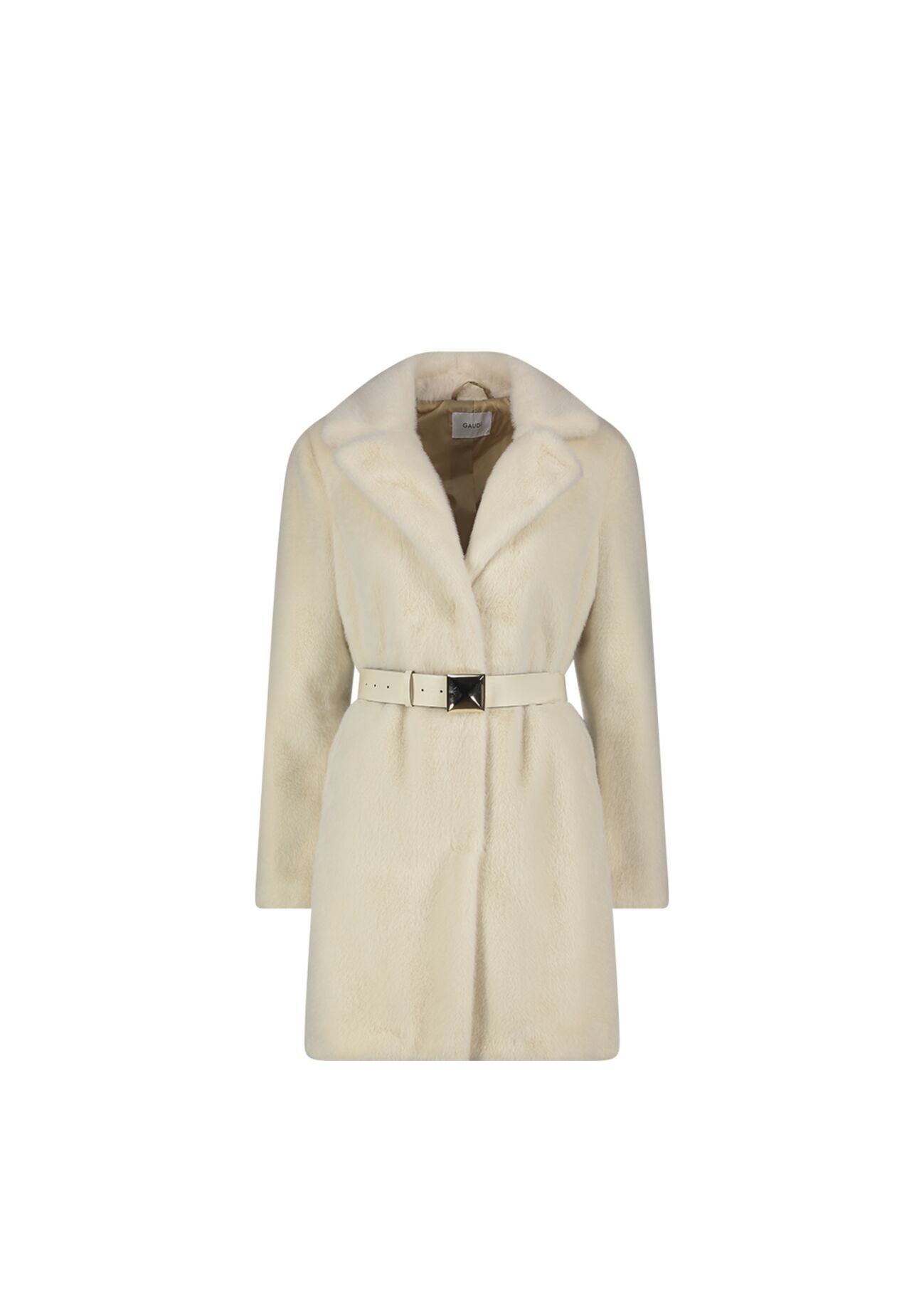 Cappotto in pelliccia sintetica