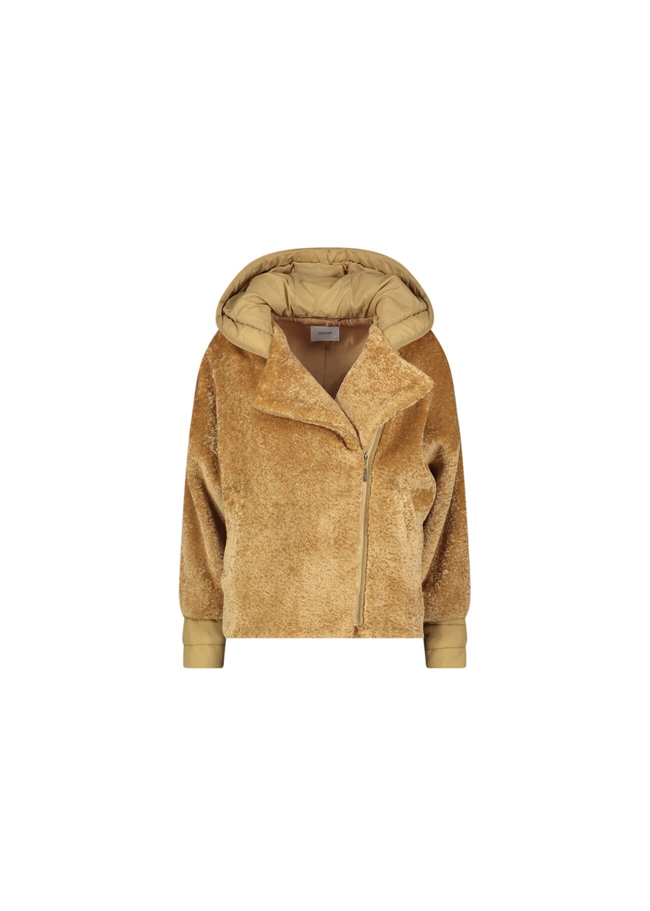 Teddy and nylon jacket