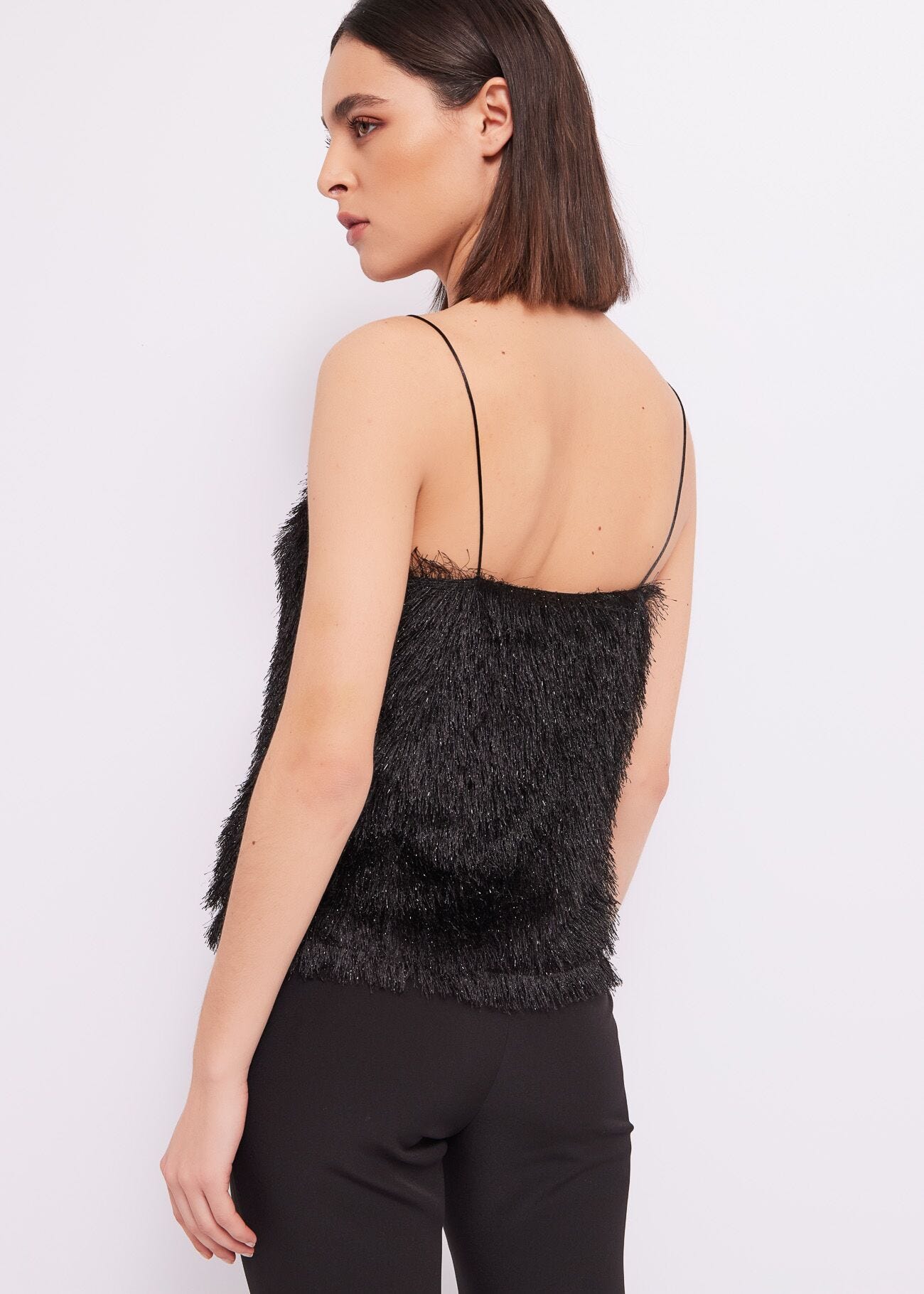 Fringed top