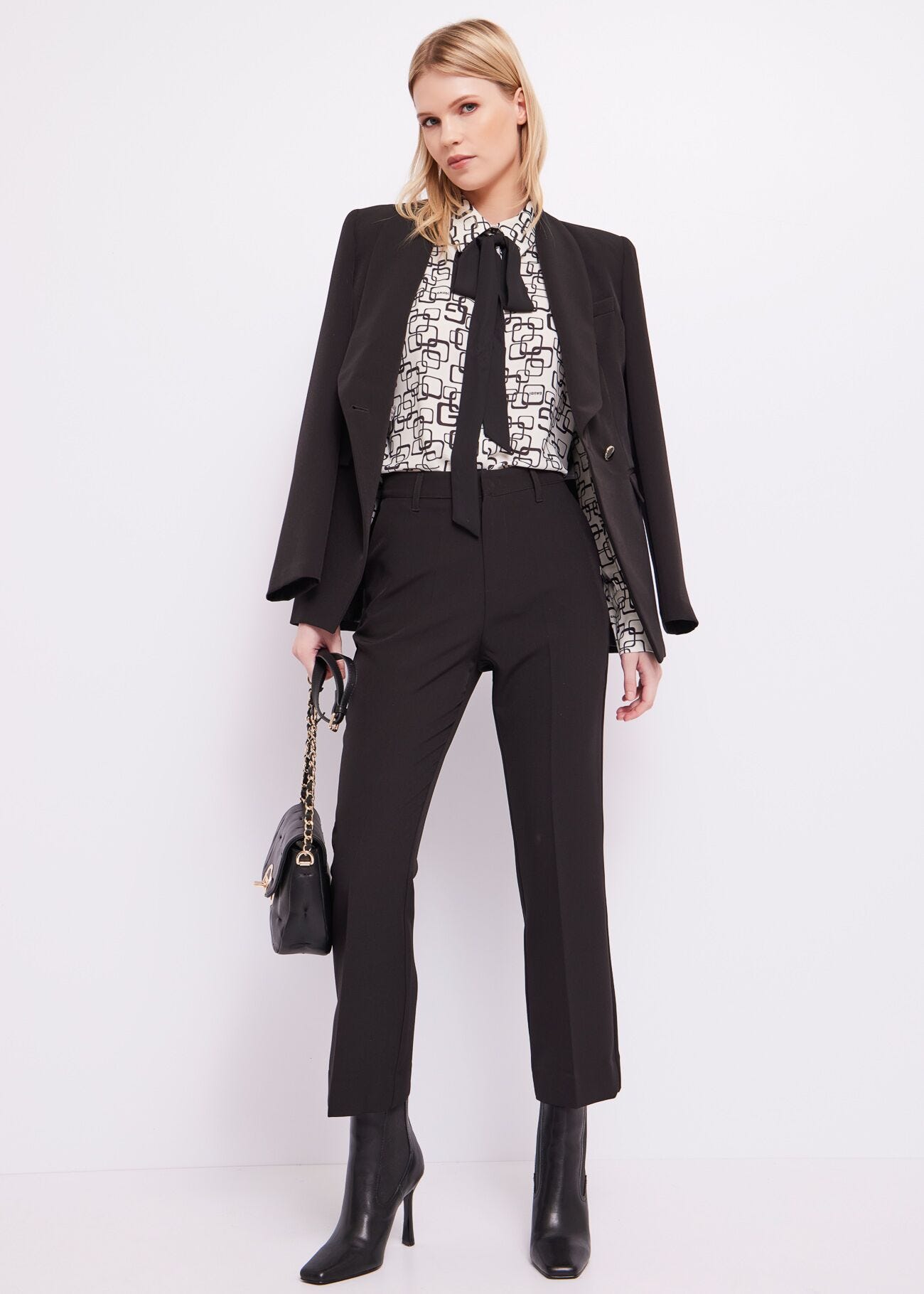 Camicia in georgette stampata