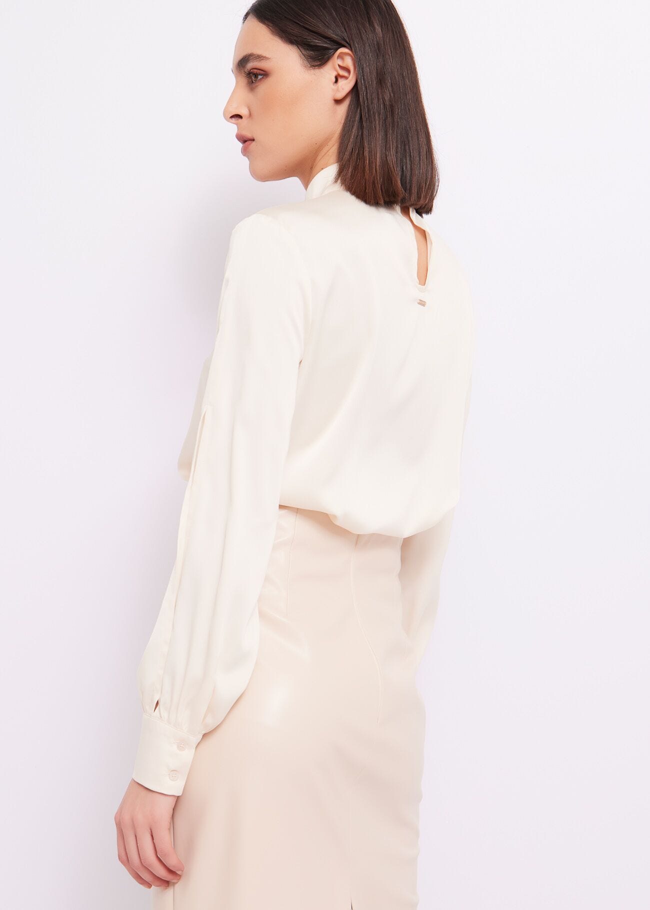 Blouse en satin