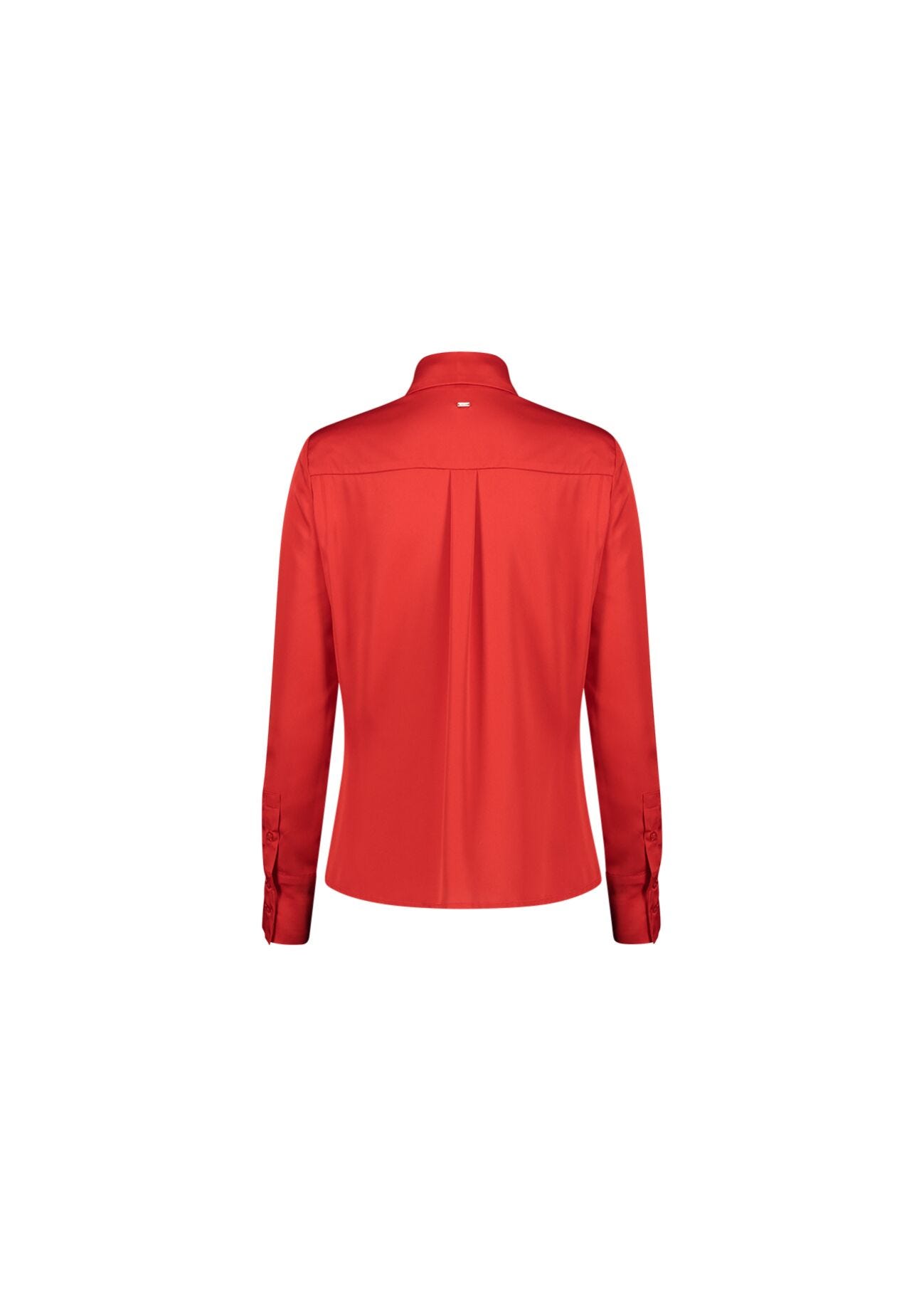 Satin shirt with tie