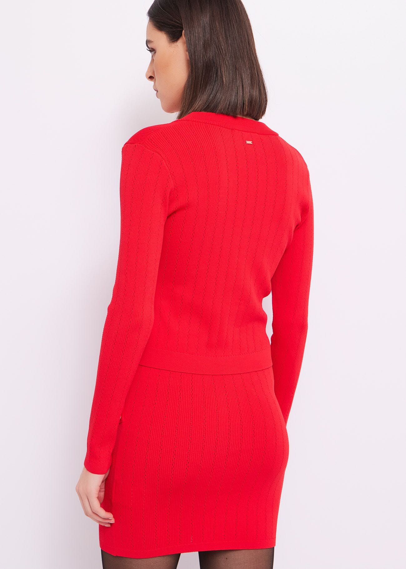 Knit cardigan