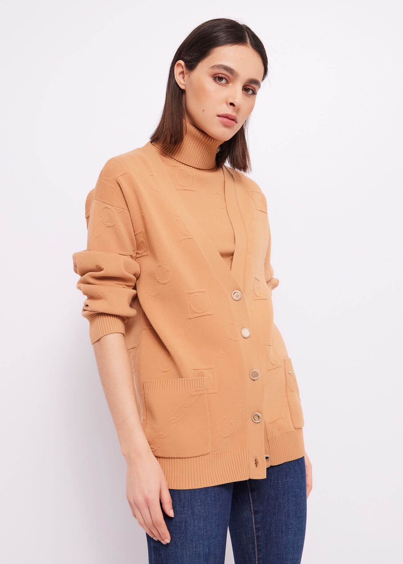 Cardigan jacquard
