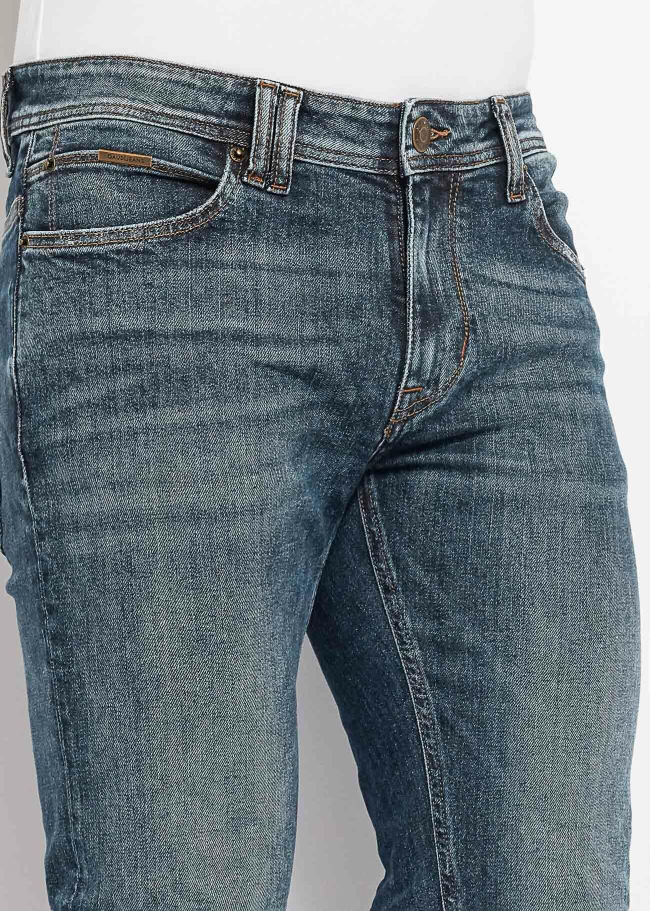 Jeans slim vintage washed