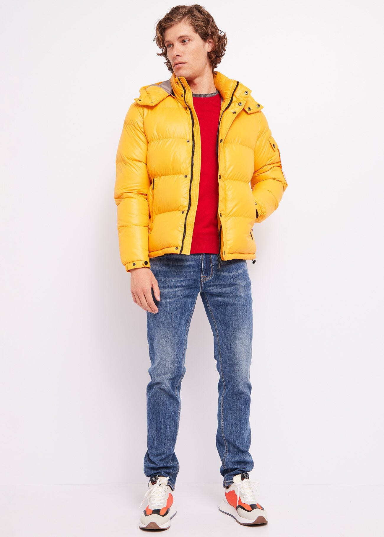 Nylon down jacket