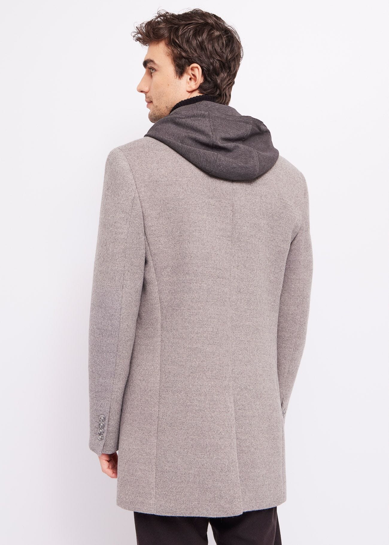 Cappotto con cappuccio