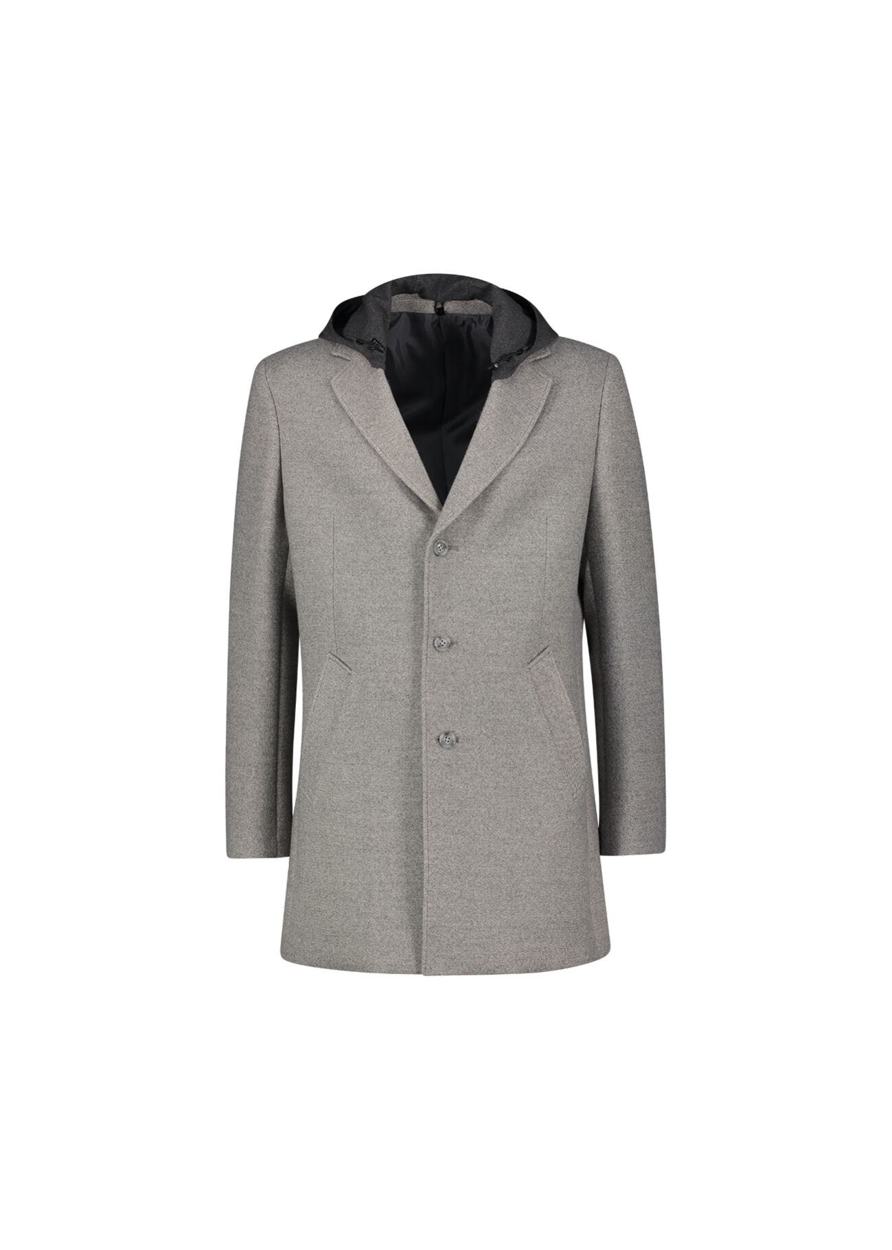 Cappotto con cappuccio