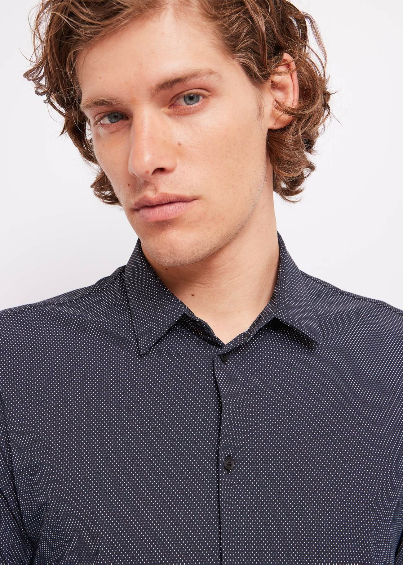 Chemise à pois