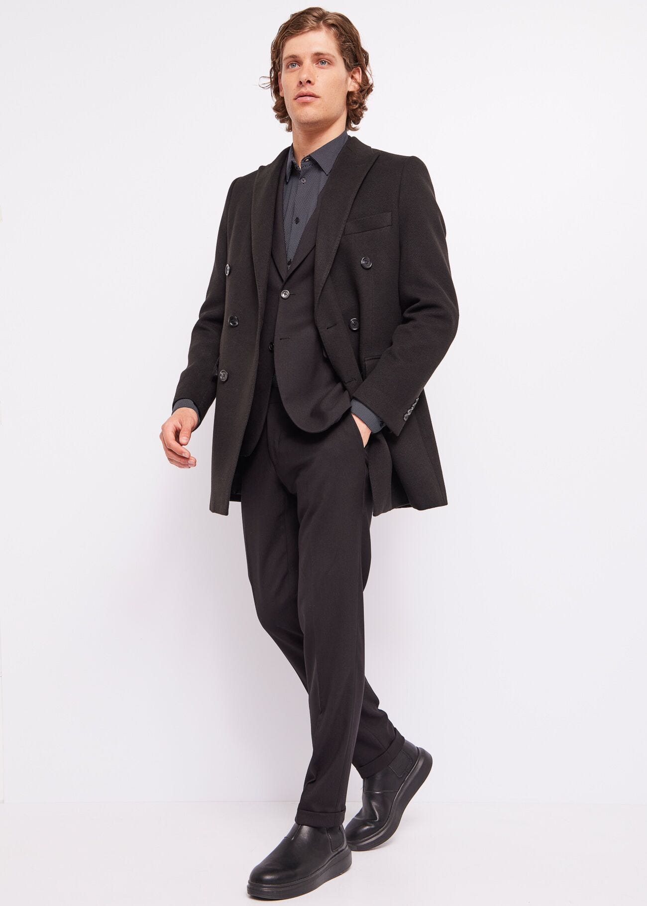 Chemise à pois