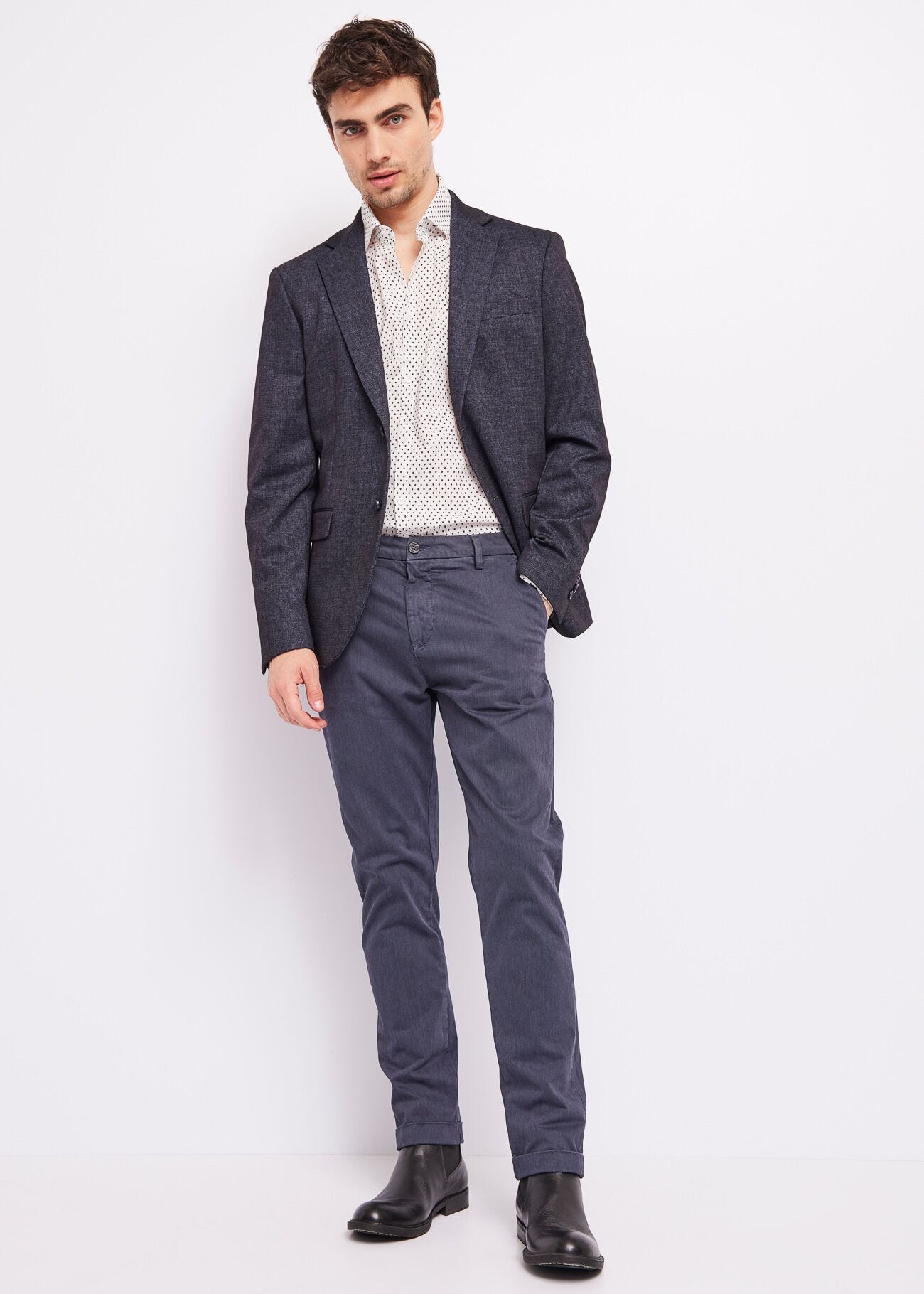 Chemise à pois