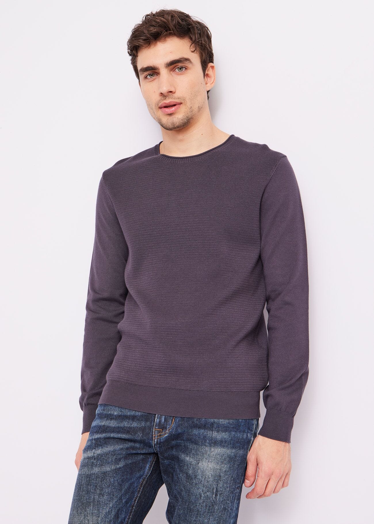 Pull à col rond