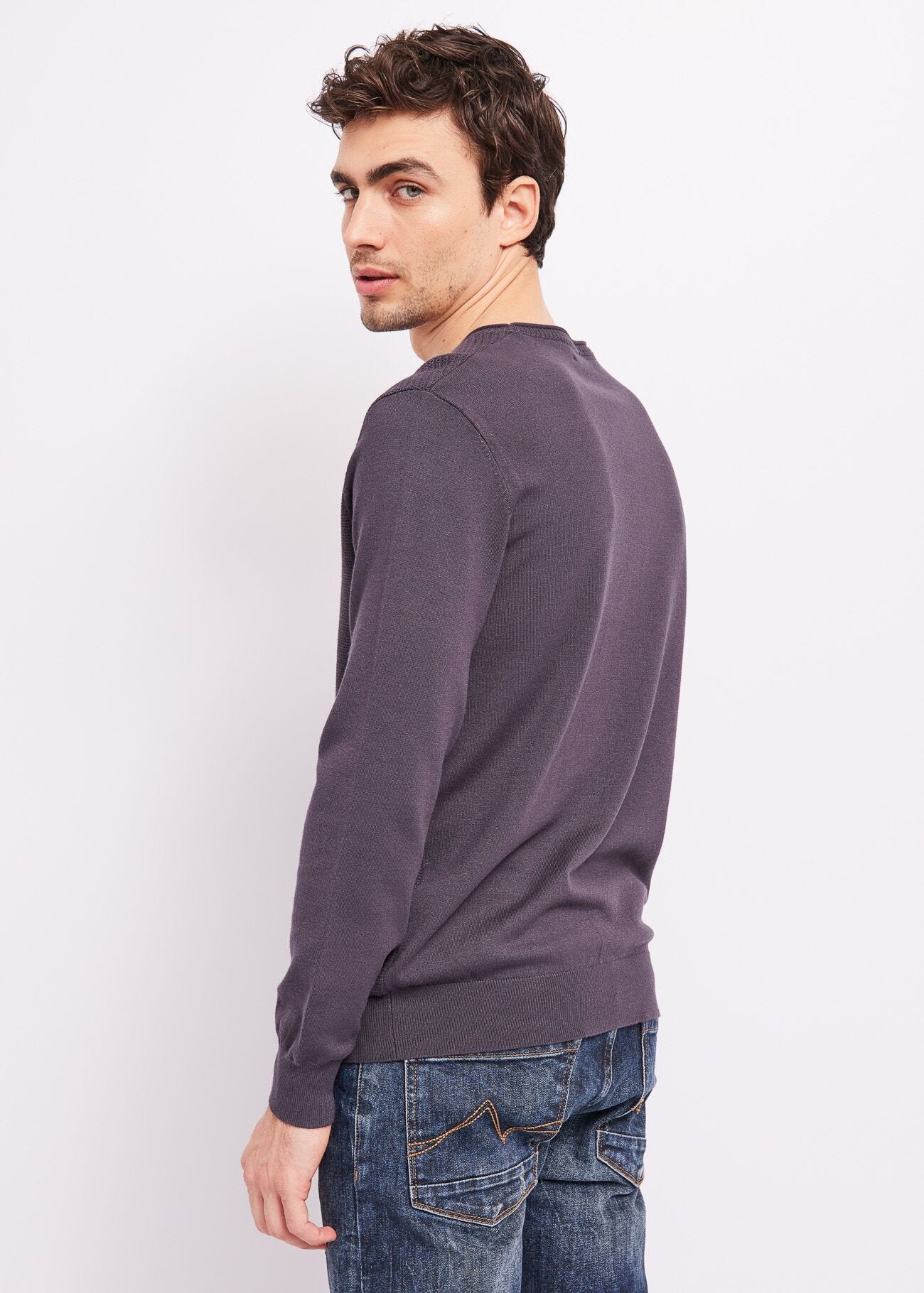 Pull à col rond