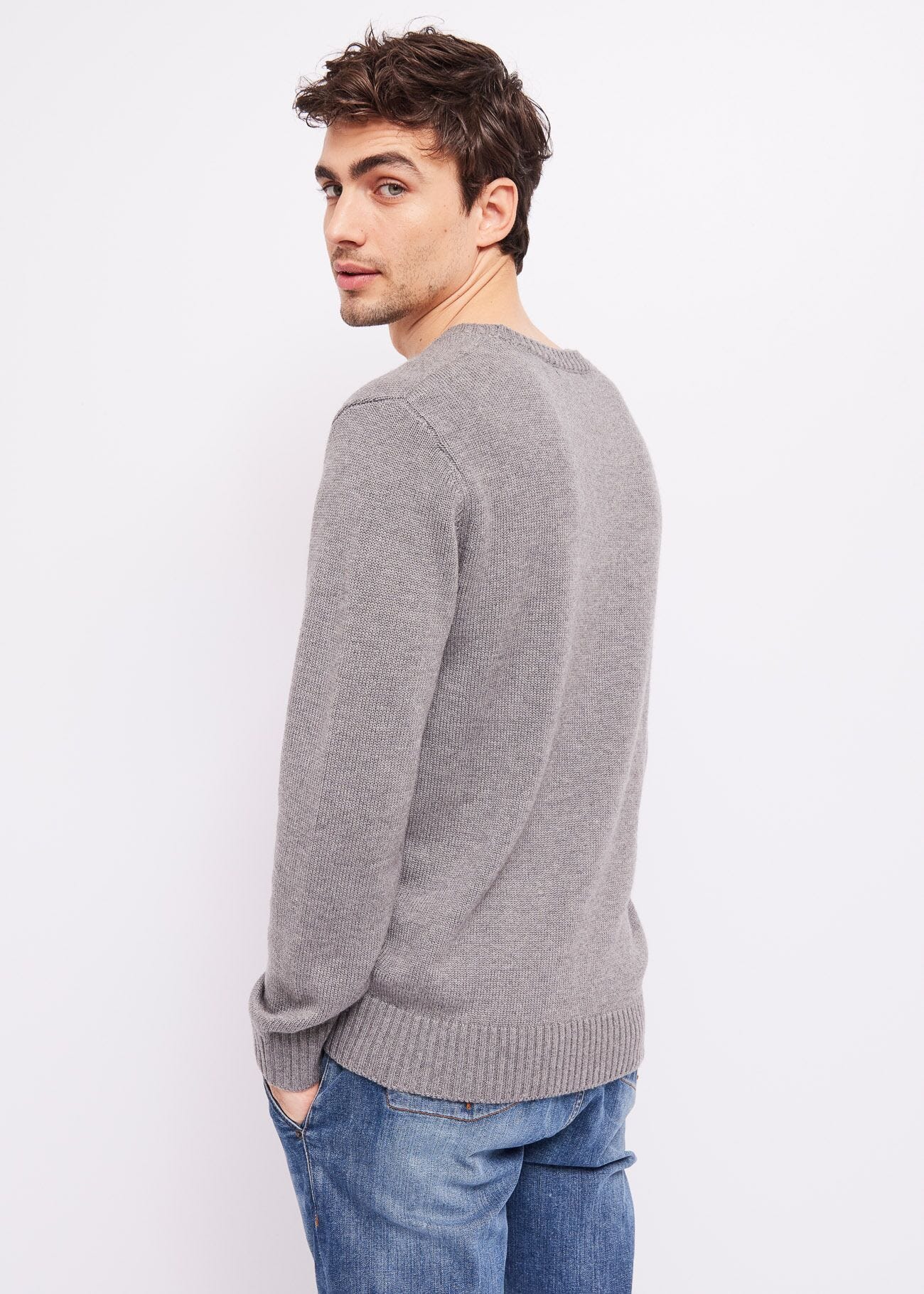 Pull à col rond