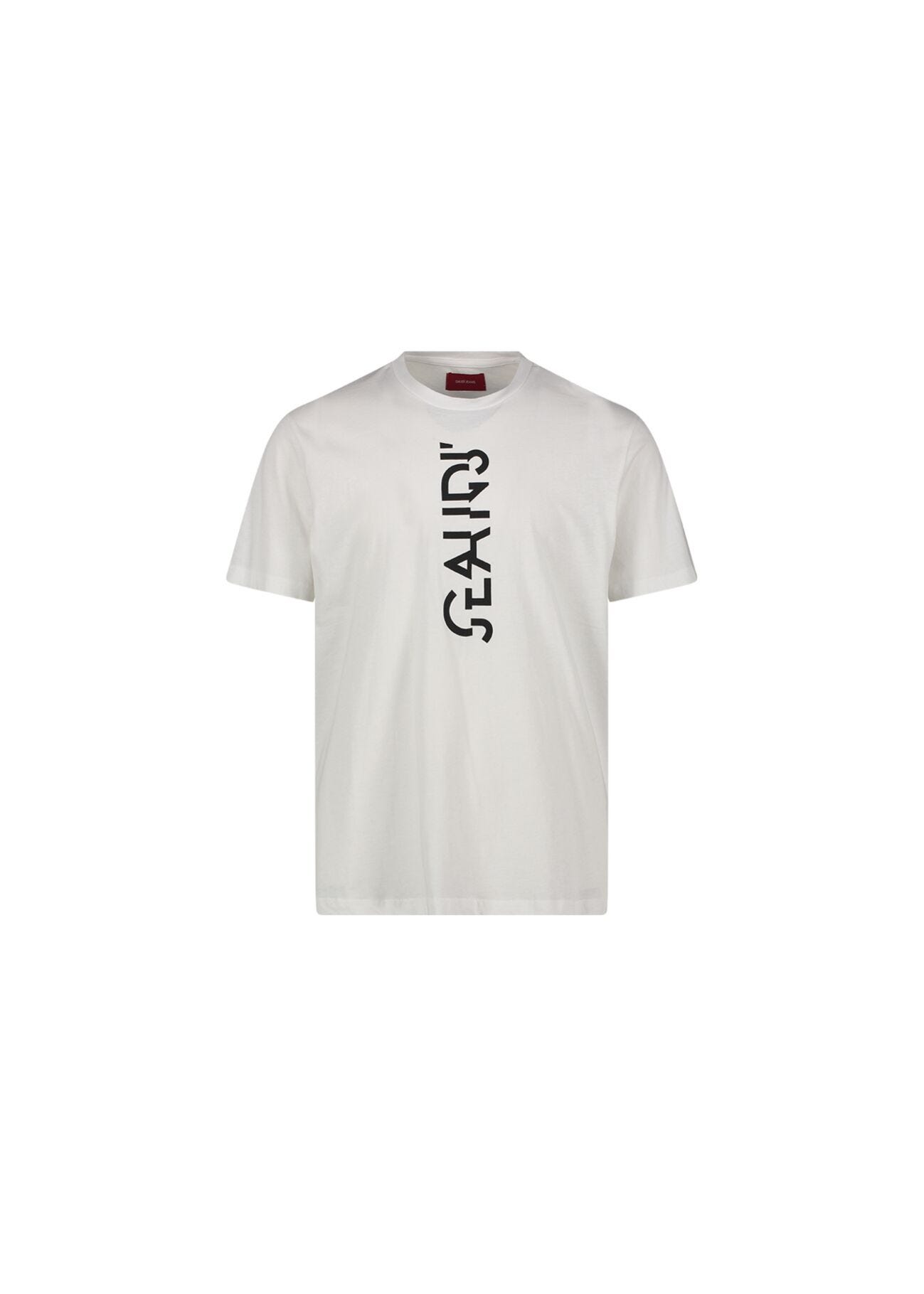 T-shirt in jersey con logo
