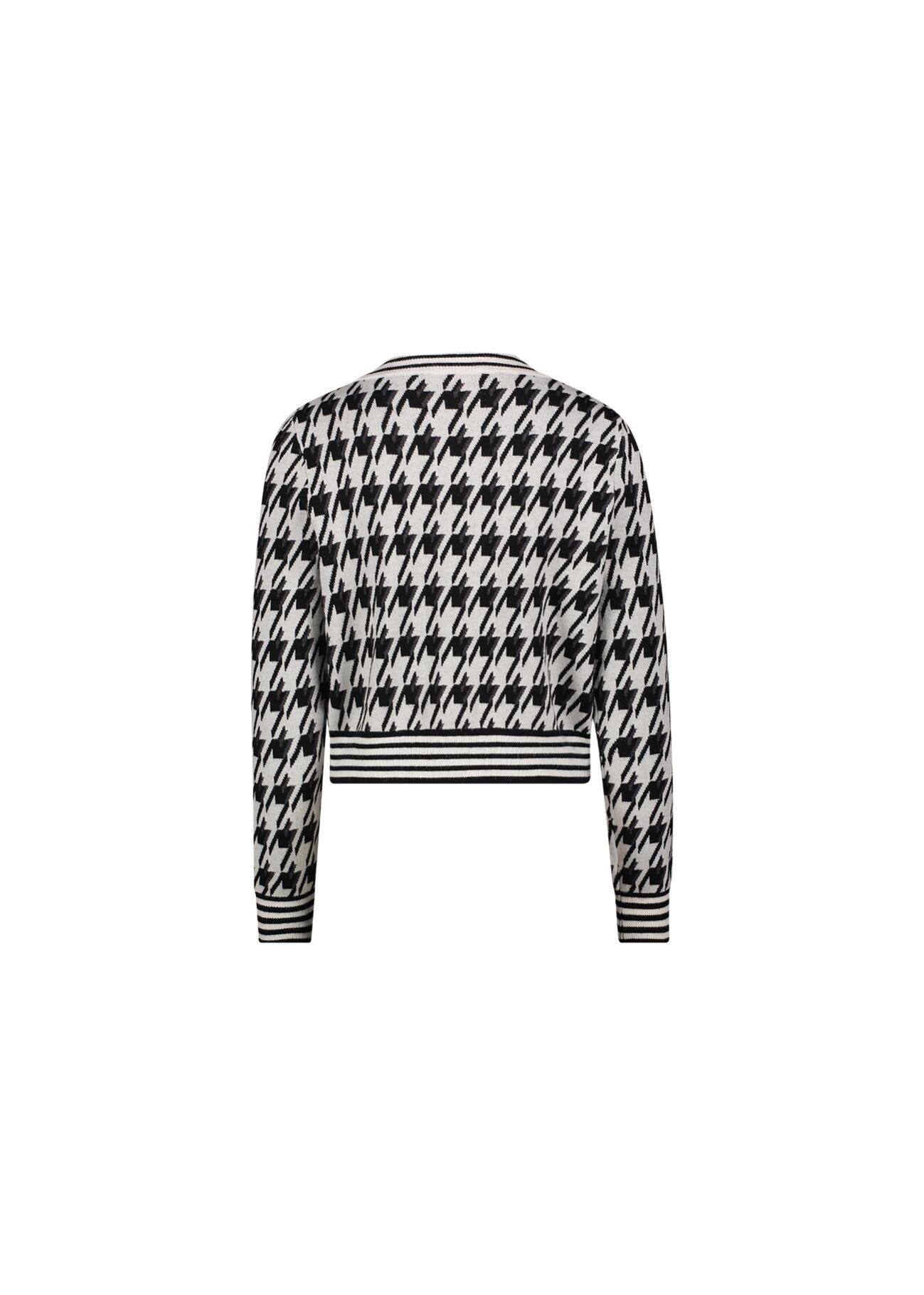 Houndstooth cardigan