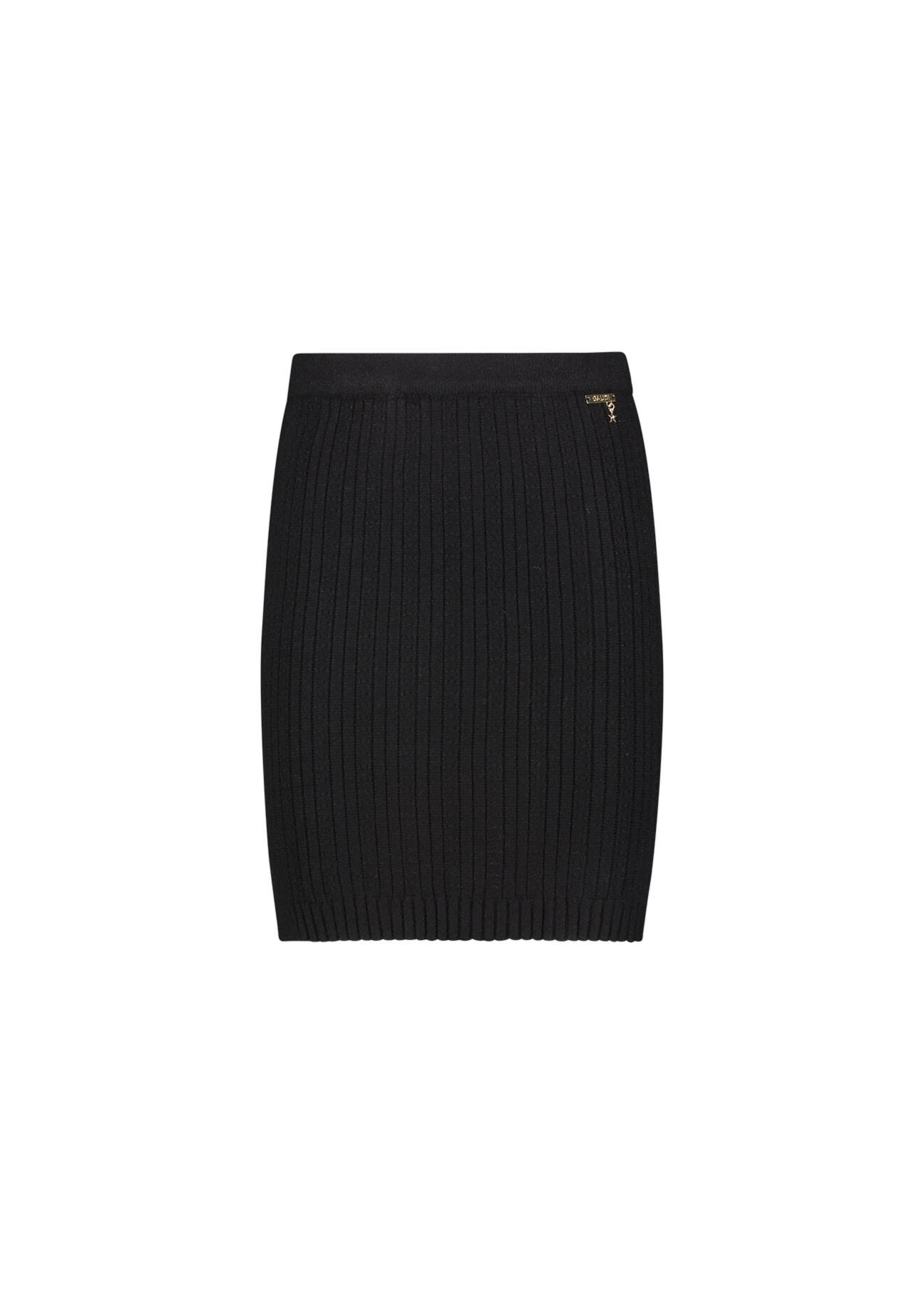 Knit miniskirt