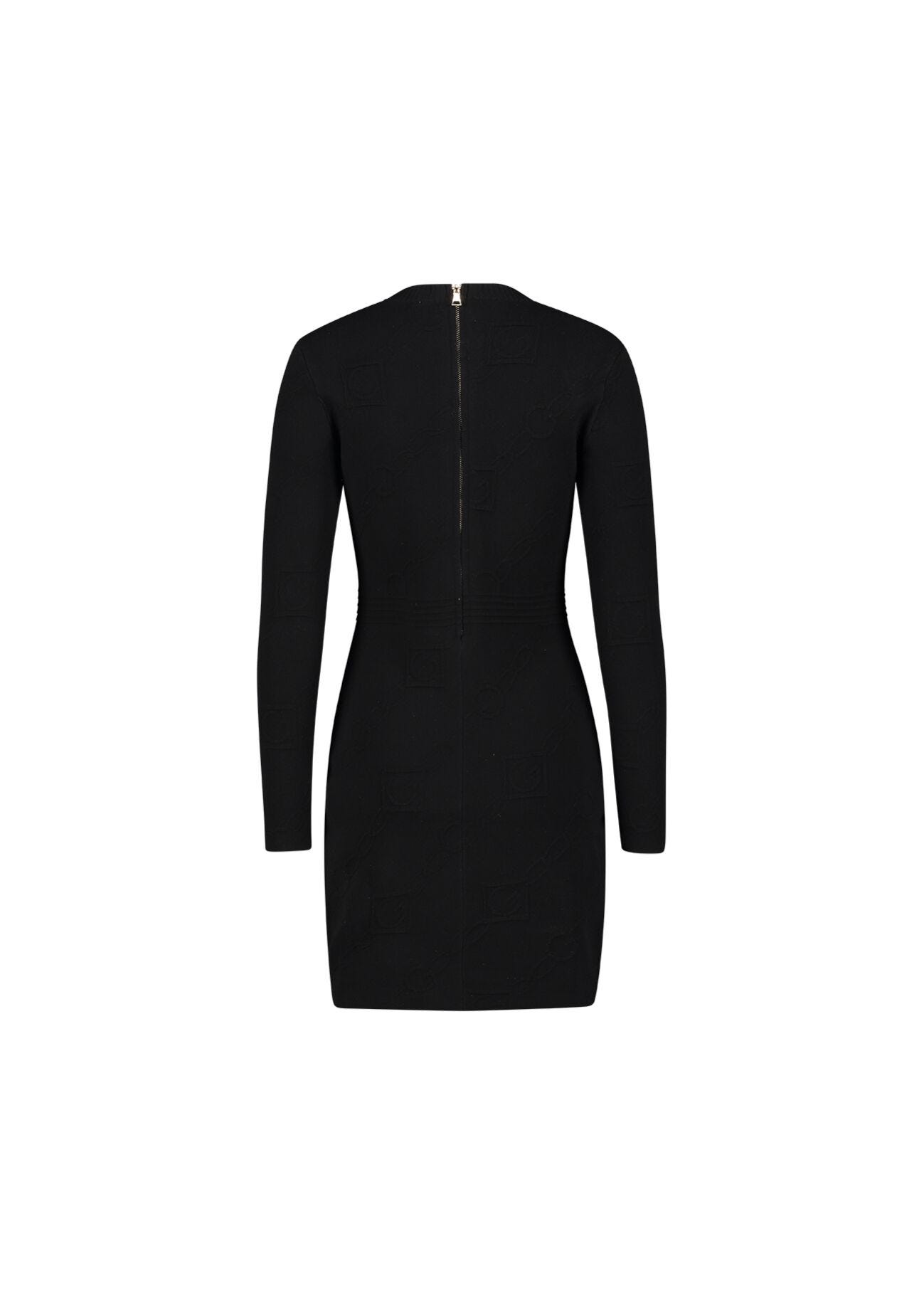 Robe en maille jacquard