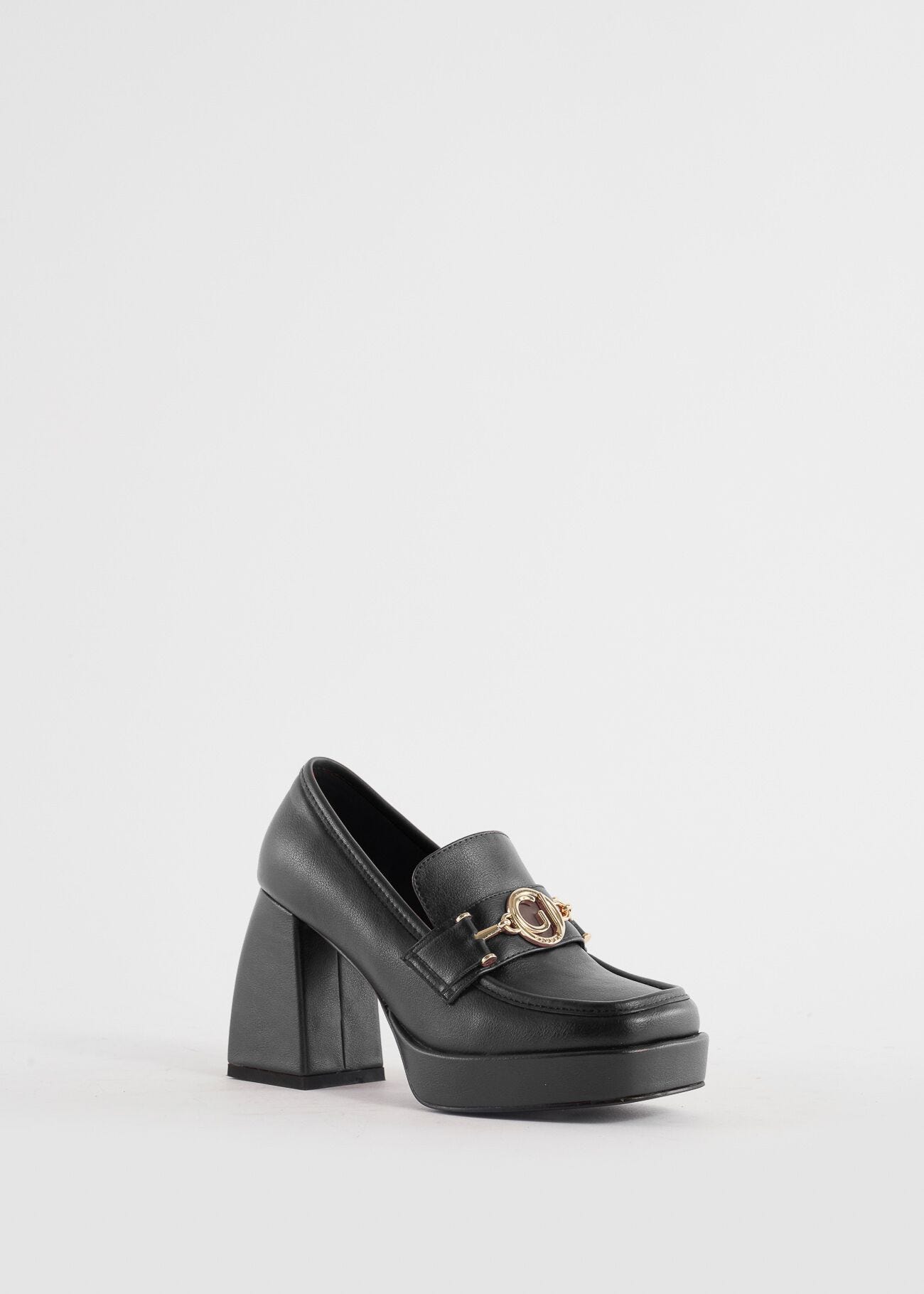 Faux-leather loafers