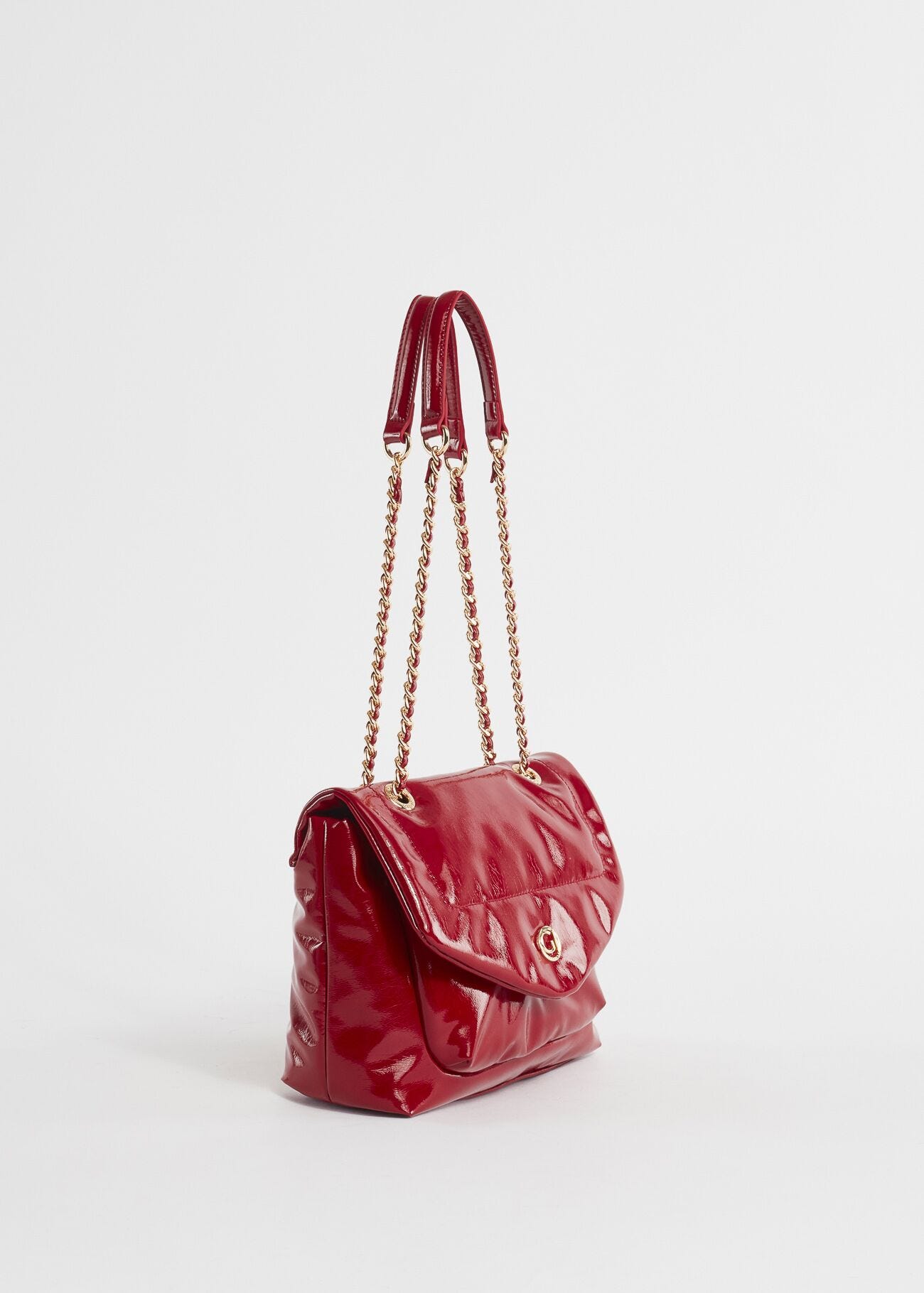 Borsa a spalla in vernice