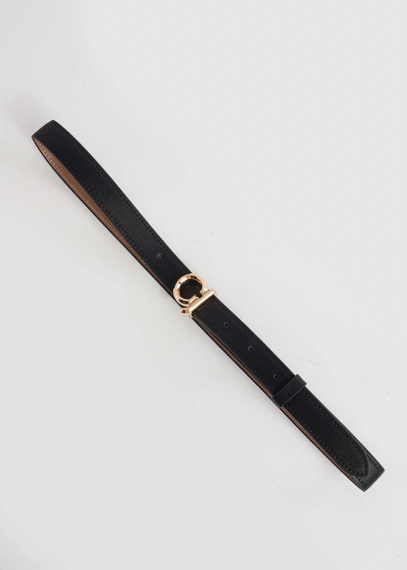 Ceinture avec boucle siglée
