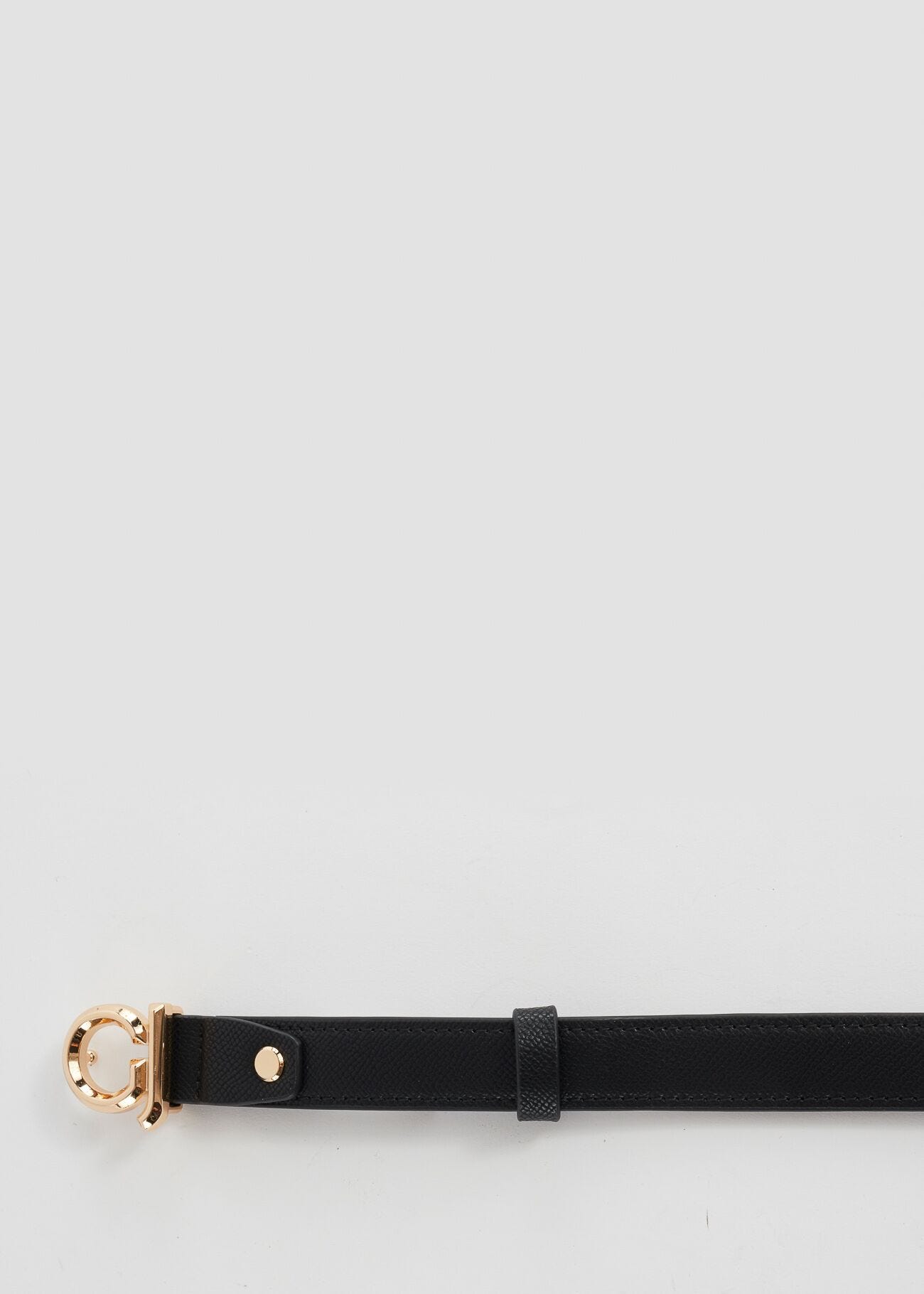Ceinture avec boucle siglée