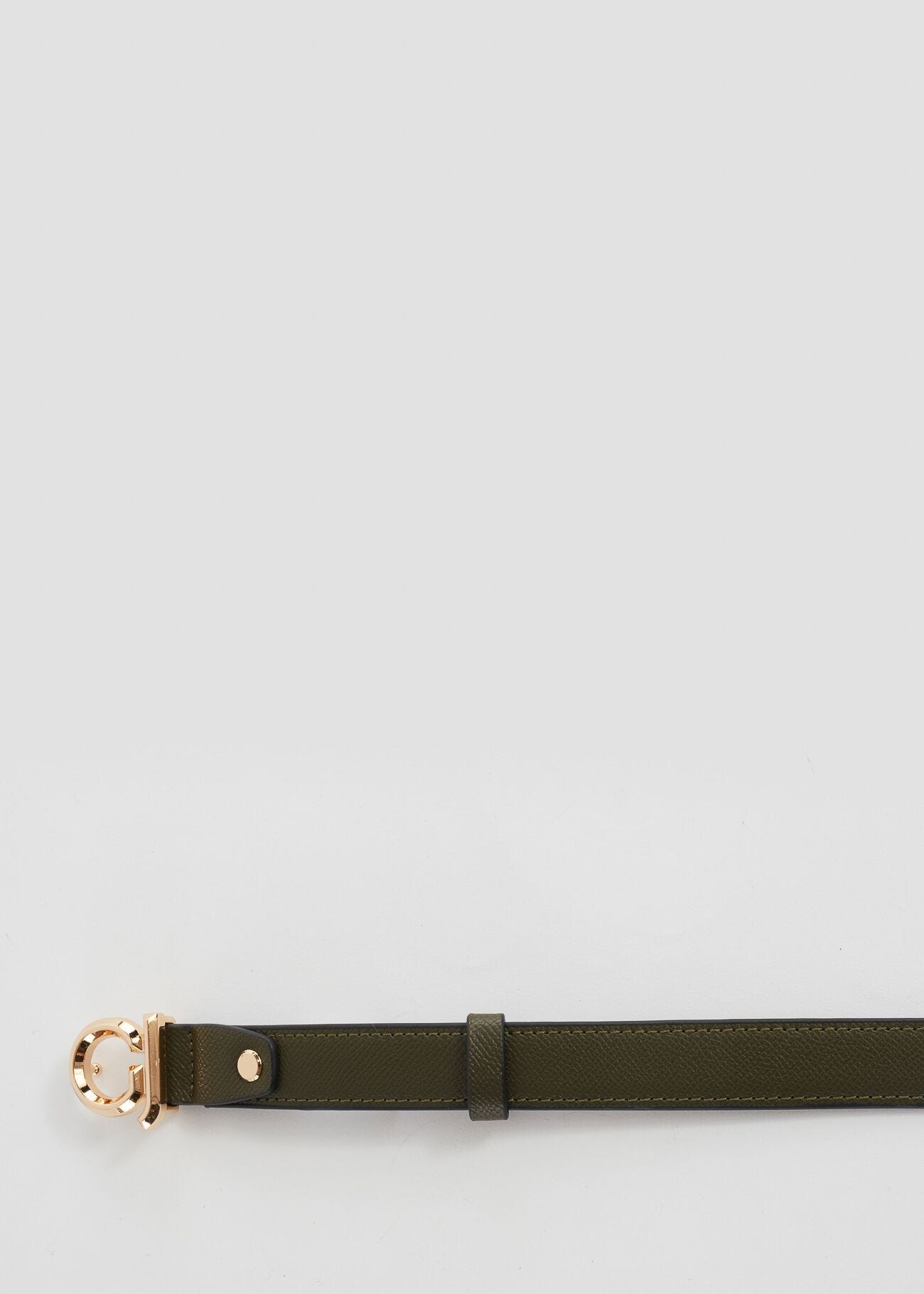 Ceinture avec boucle siglée