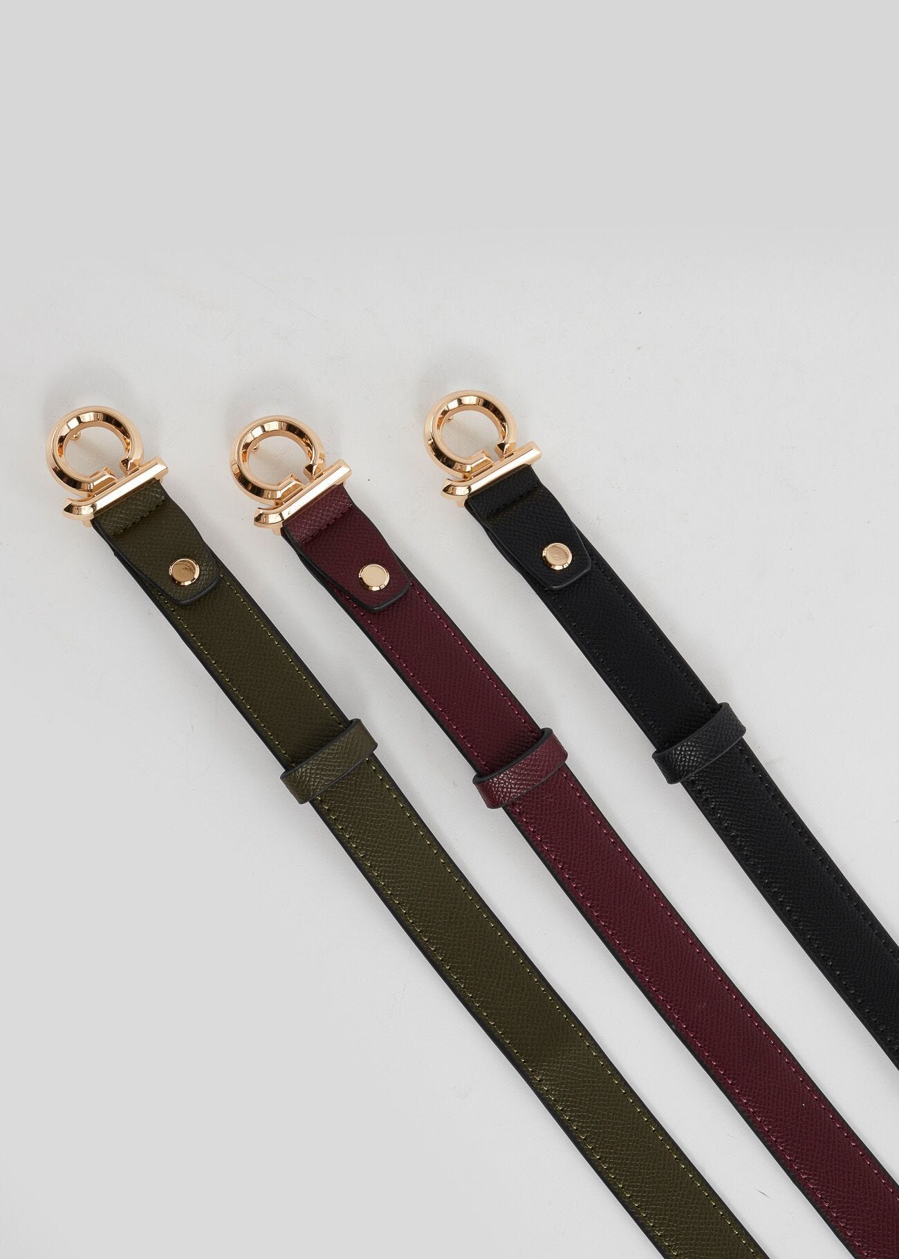 Ceinture avec boucle siglée